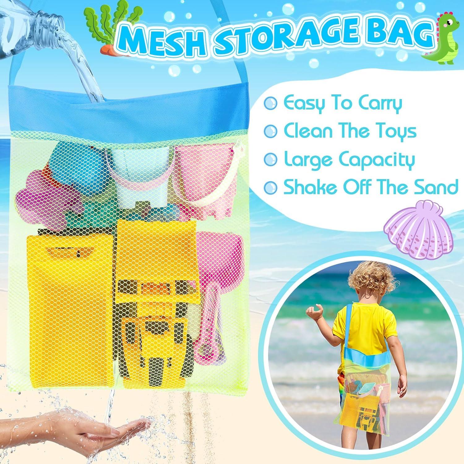 Juego de Juguetes de Playa FHOZGECY 35 Piezas con Vehículos