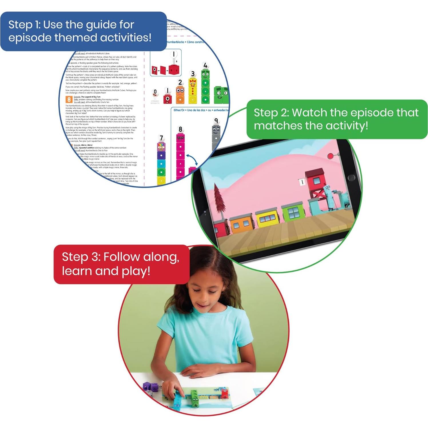 Set de Actividades MathLink Numberblocks 1-10 hand2mind