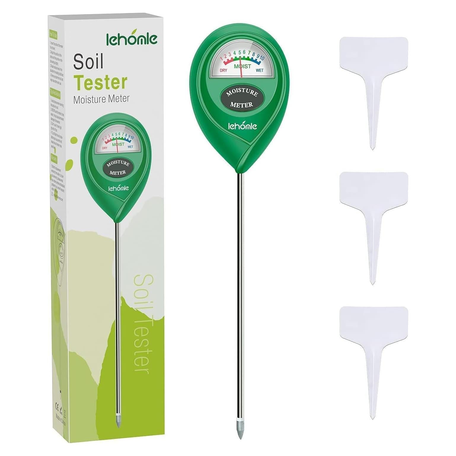 Medidor de Humedad del Suelo Lehomle 17.5 cm para Plantas