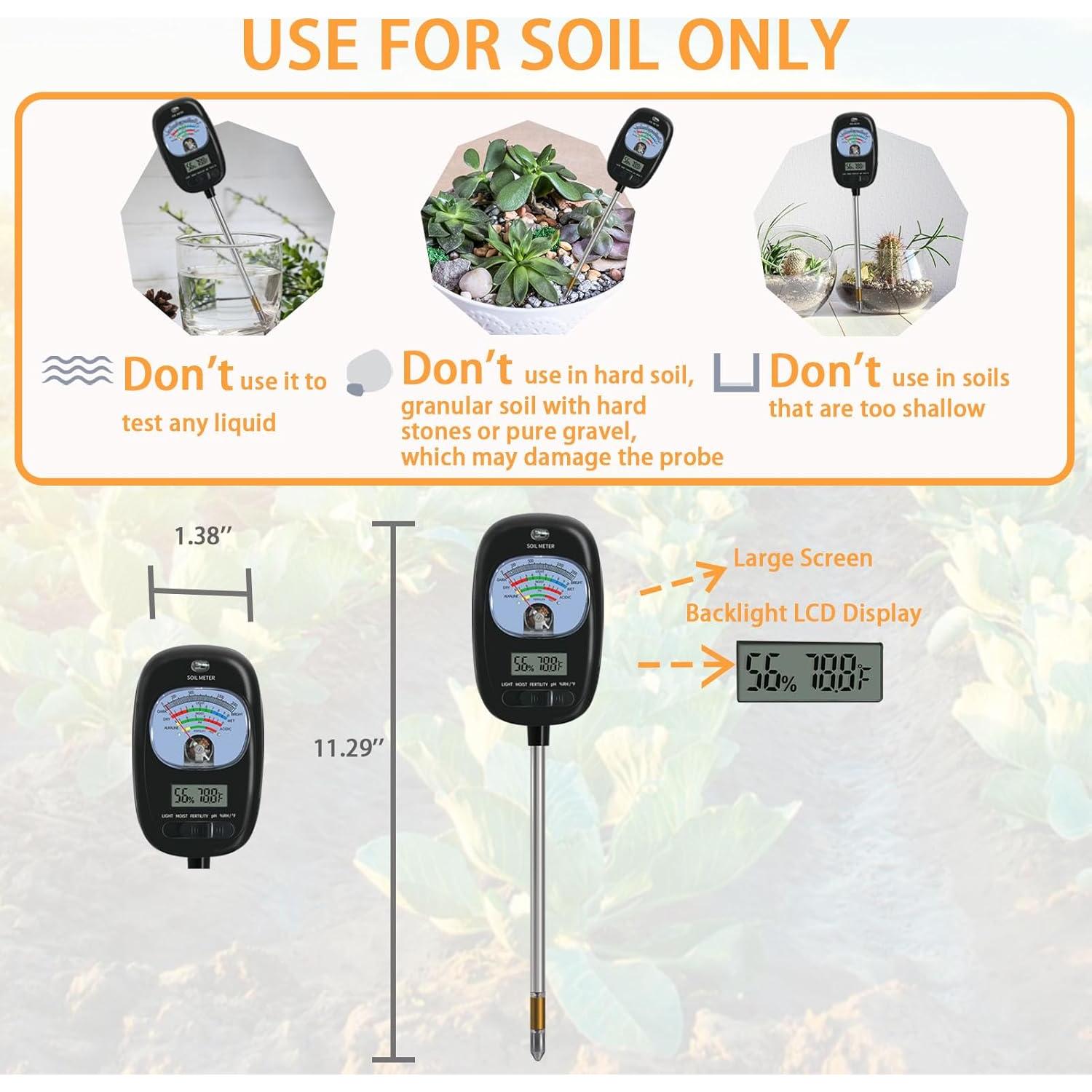 Kit de Prueba de Suelo 7-en-1 TryOpen con Pantalla LCD