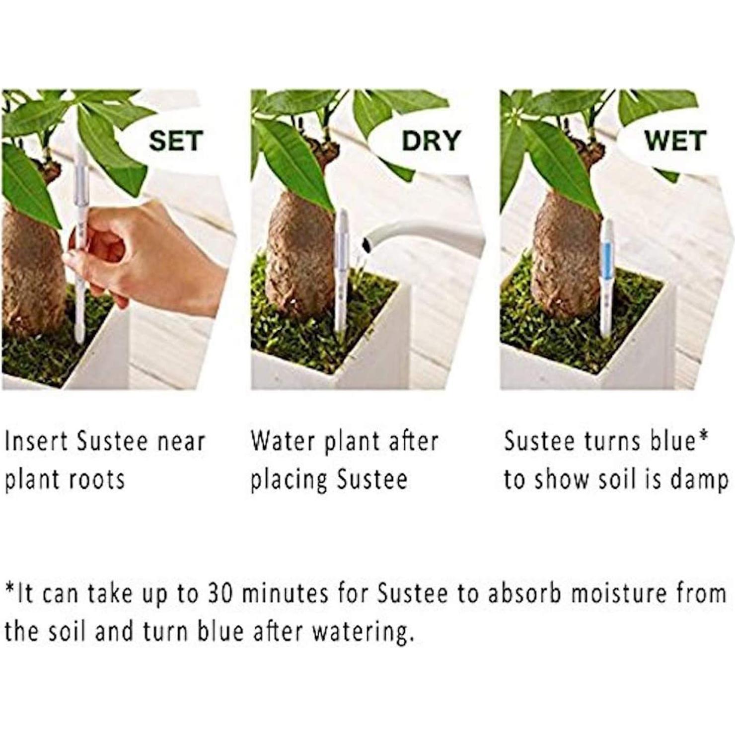 Sensor de Humedad del Suelo SUSTEE Aquameter Set de 4 Verde