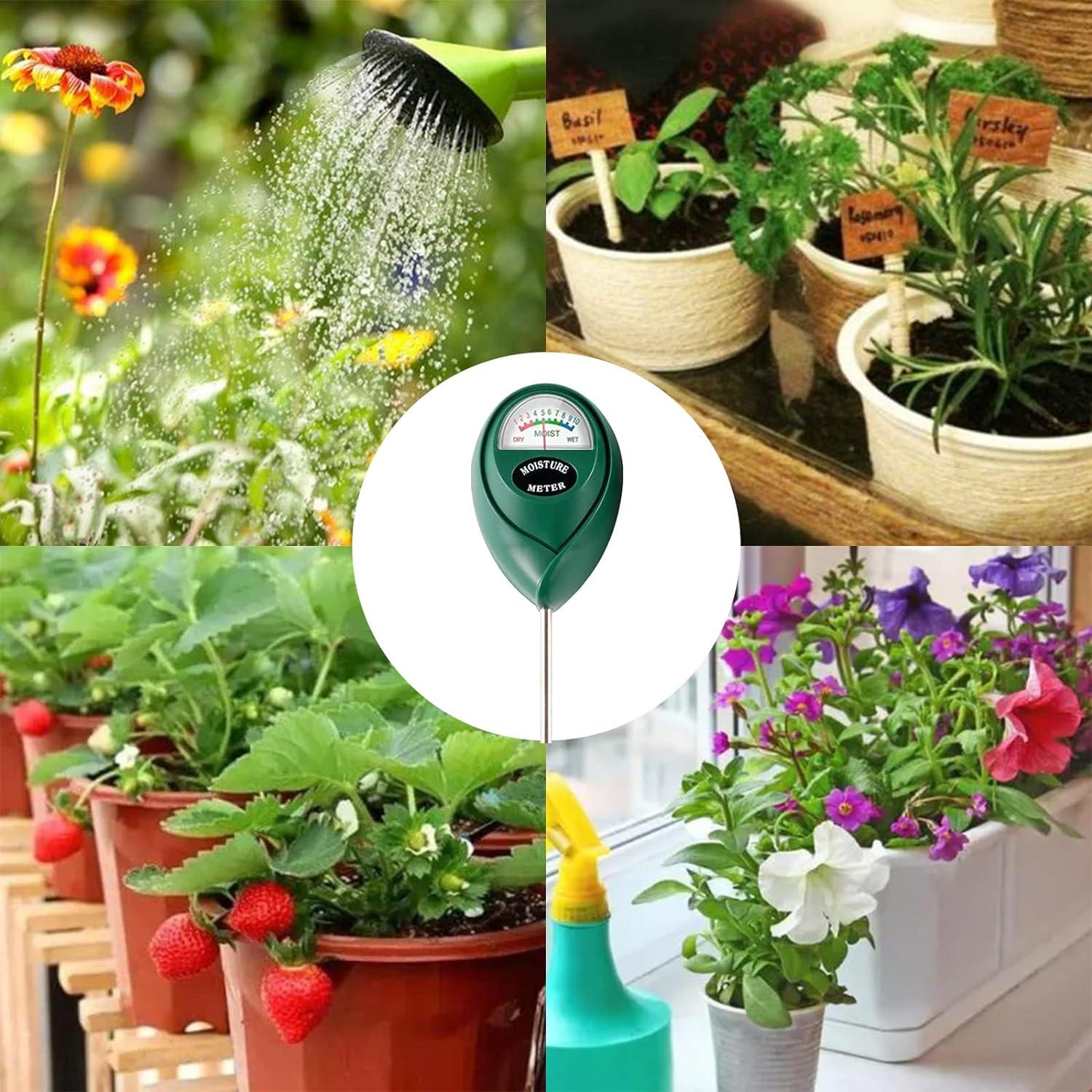 Medidor de Humedad del Suelo Hathdia - Paquete de 2, 32 cm