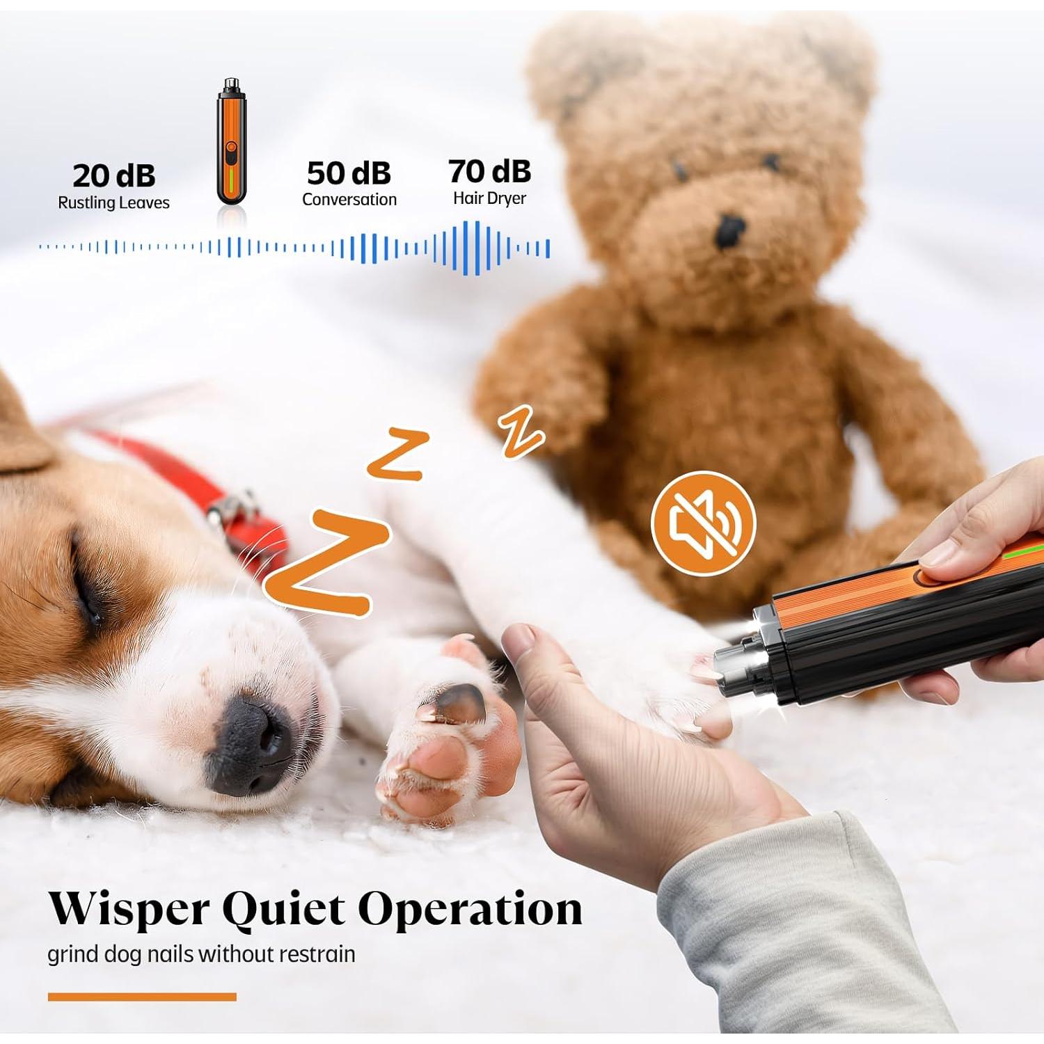 Cortauñas para Perros YABIFE con 4 Luces y 3 Velocidades