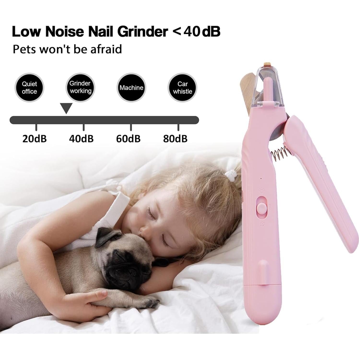 Afilador de Uñas Eléctrico MEPEREZ PC-666 Recargable Indoloro