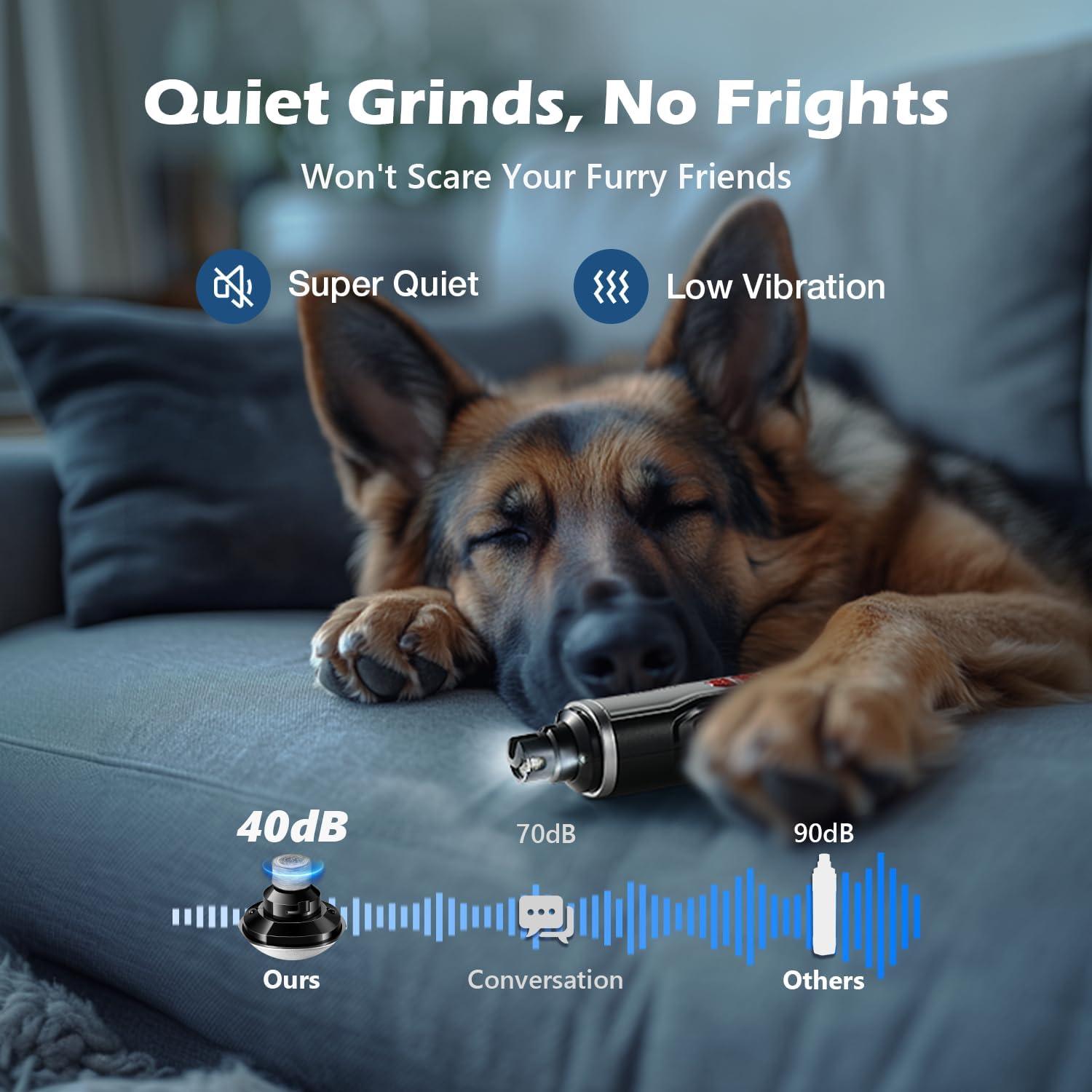 Cortauñas Eléctrico FuzzyFix con Luz LED y 5 Velocidades