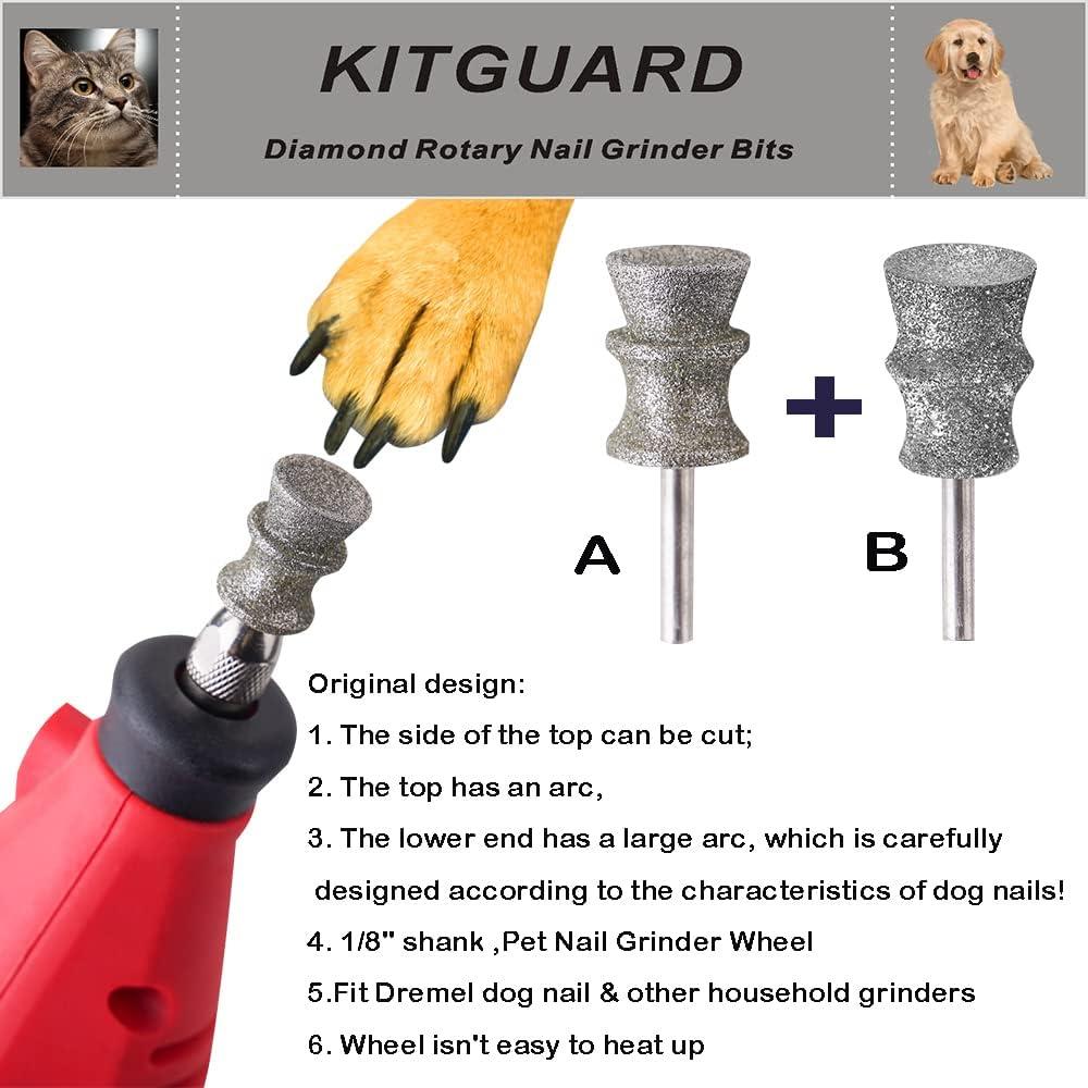 Puntas de amoladora de uñas Dremel Diamond 2-Pack para perros