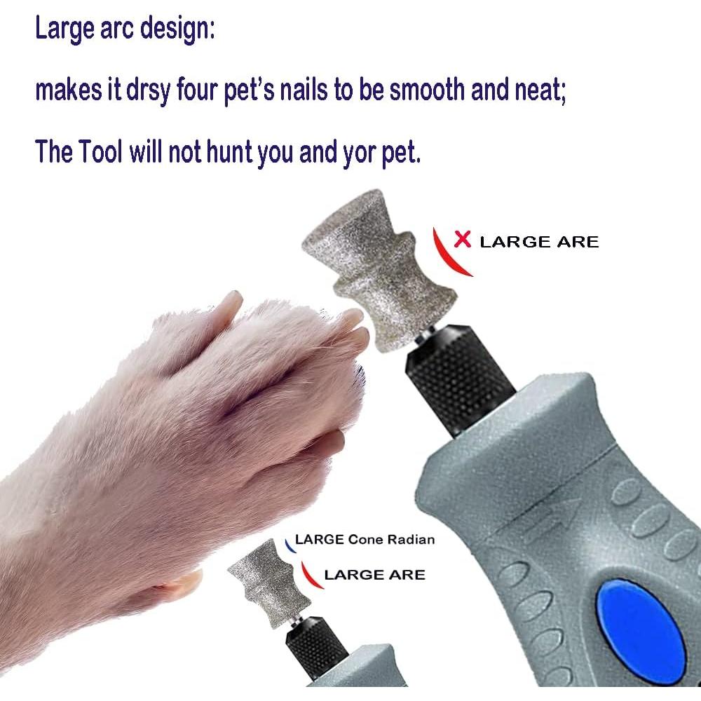 Puntas de amoladora de uñas Dremel Diamond 2-Pack para perros