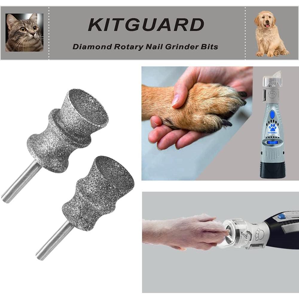 Puntas de amoladora de uñas Dremel Diamond 2-Pack para perros