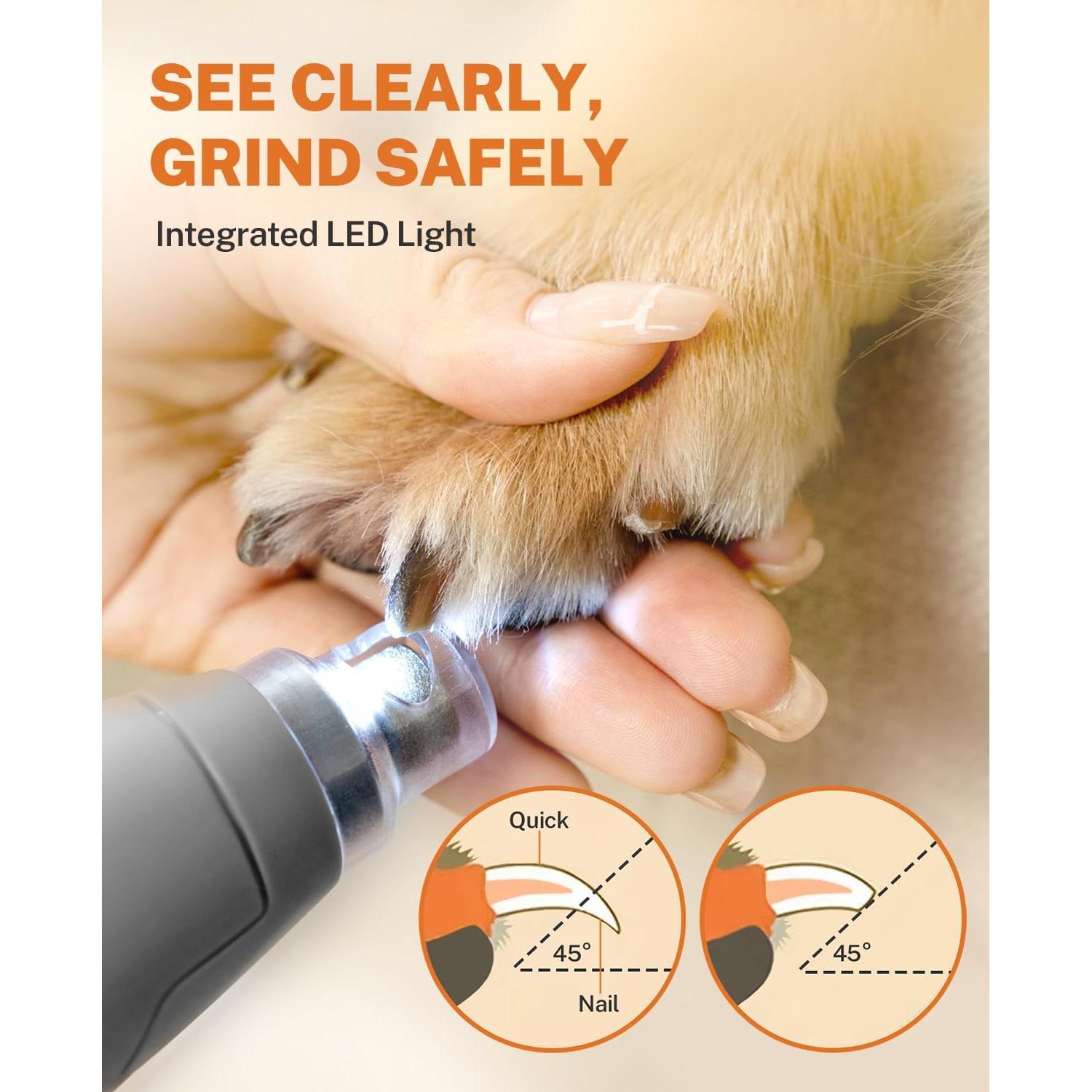 Cortador de Uñas Eléctrico Toozey MJQ002 para Perros