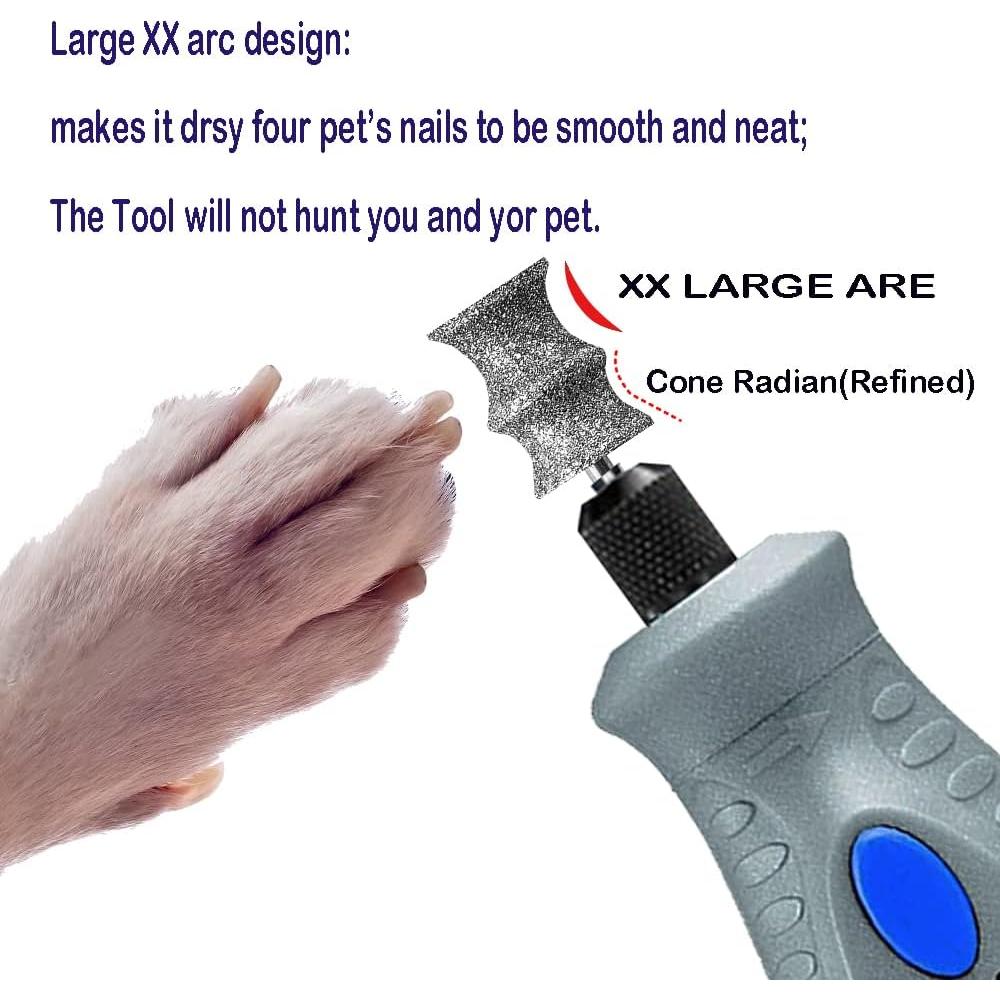 Puntas de Amoladora de Uñas de Perro Dremel 2-Pack Diamante