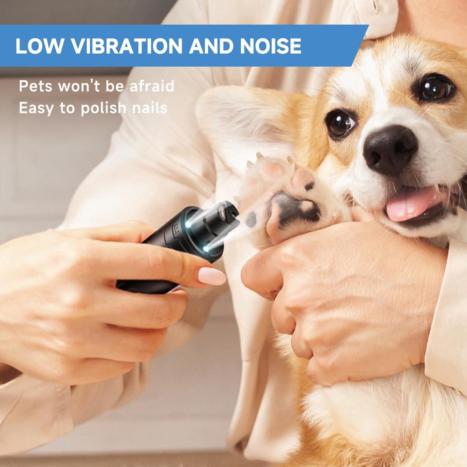 Cortador de Uñas Eléctrico para Perros y Gatos PARAMISS 2 Velocidades