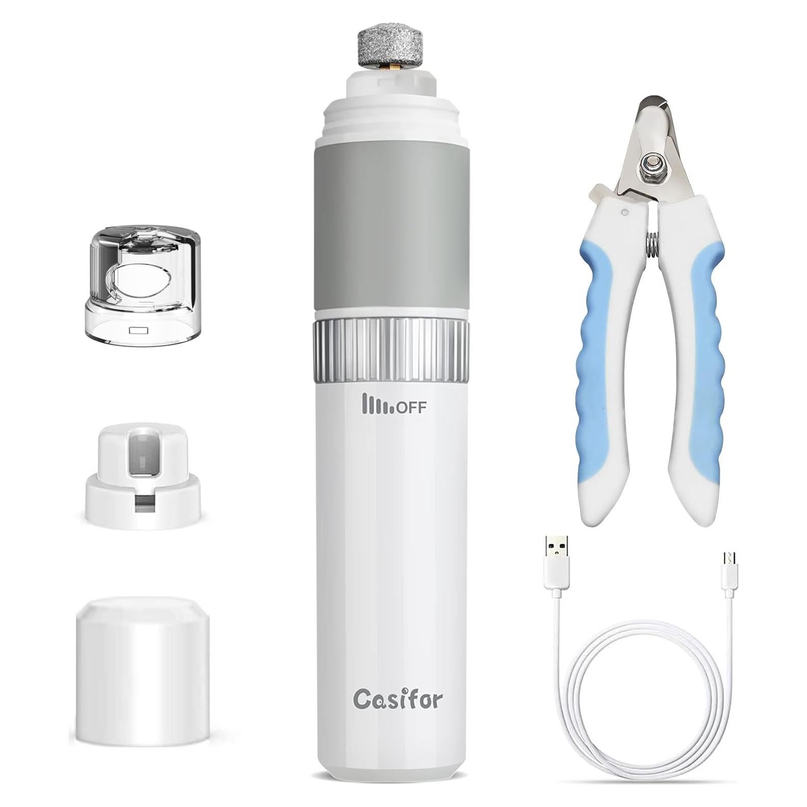 Cortador de Uñas Eléctrico Casifor PFS-111P Silencioso 10h