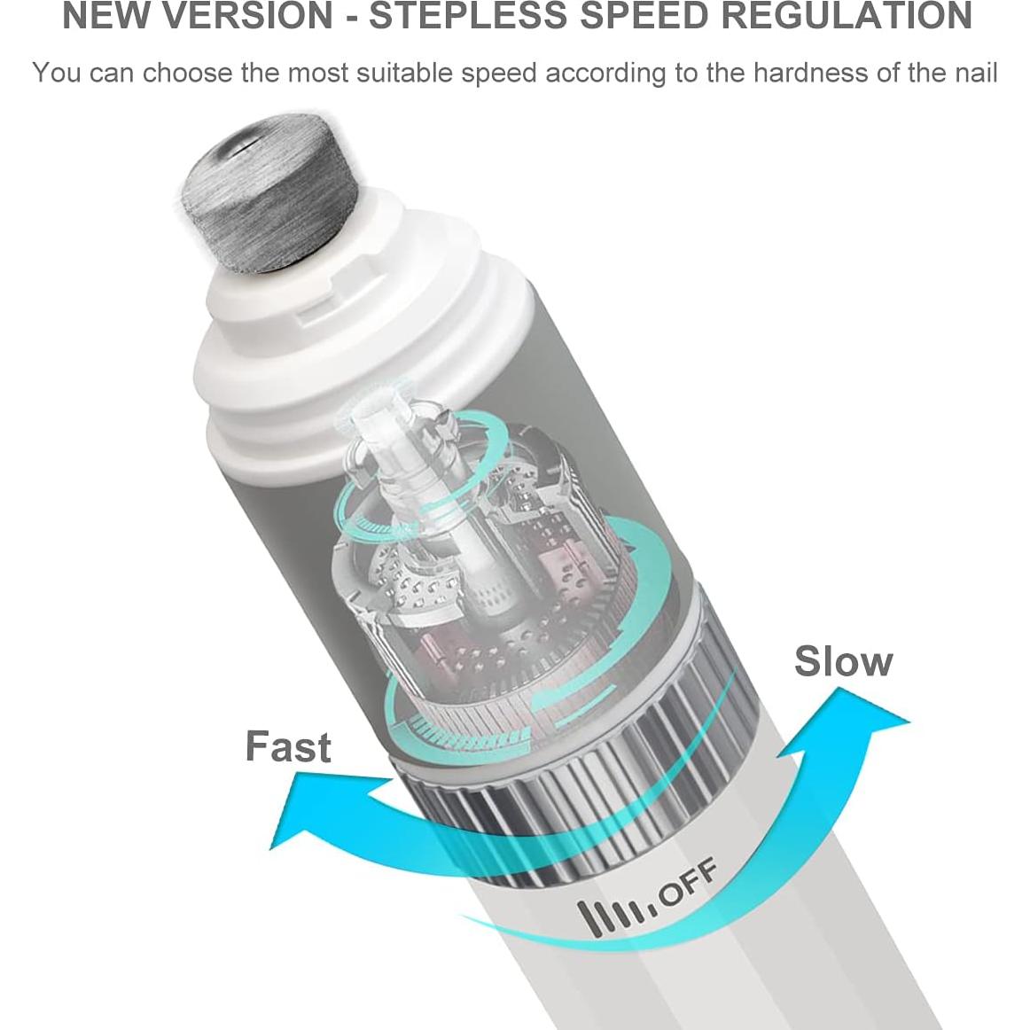 Cortador de Uñas Eléctrico Casifor PFS-111P Silencioso 10h