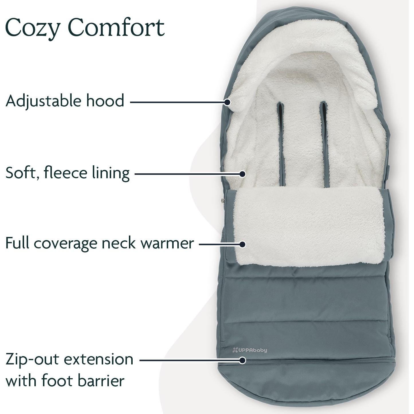 Saco de Pies UPPAbaby CozyGanoosh Azul Piedra - Invierno