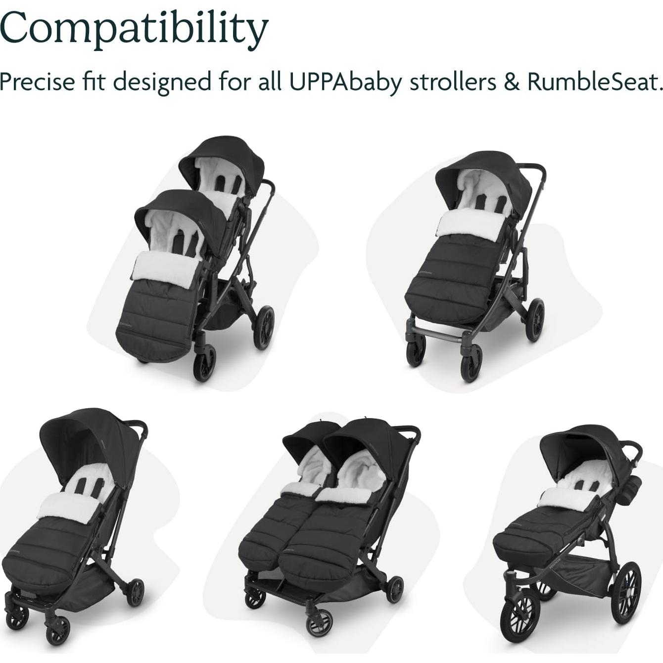 Saco de Pies UPPAbaby CozyGanoosh Azul Piedra - Invierno