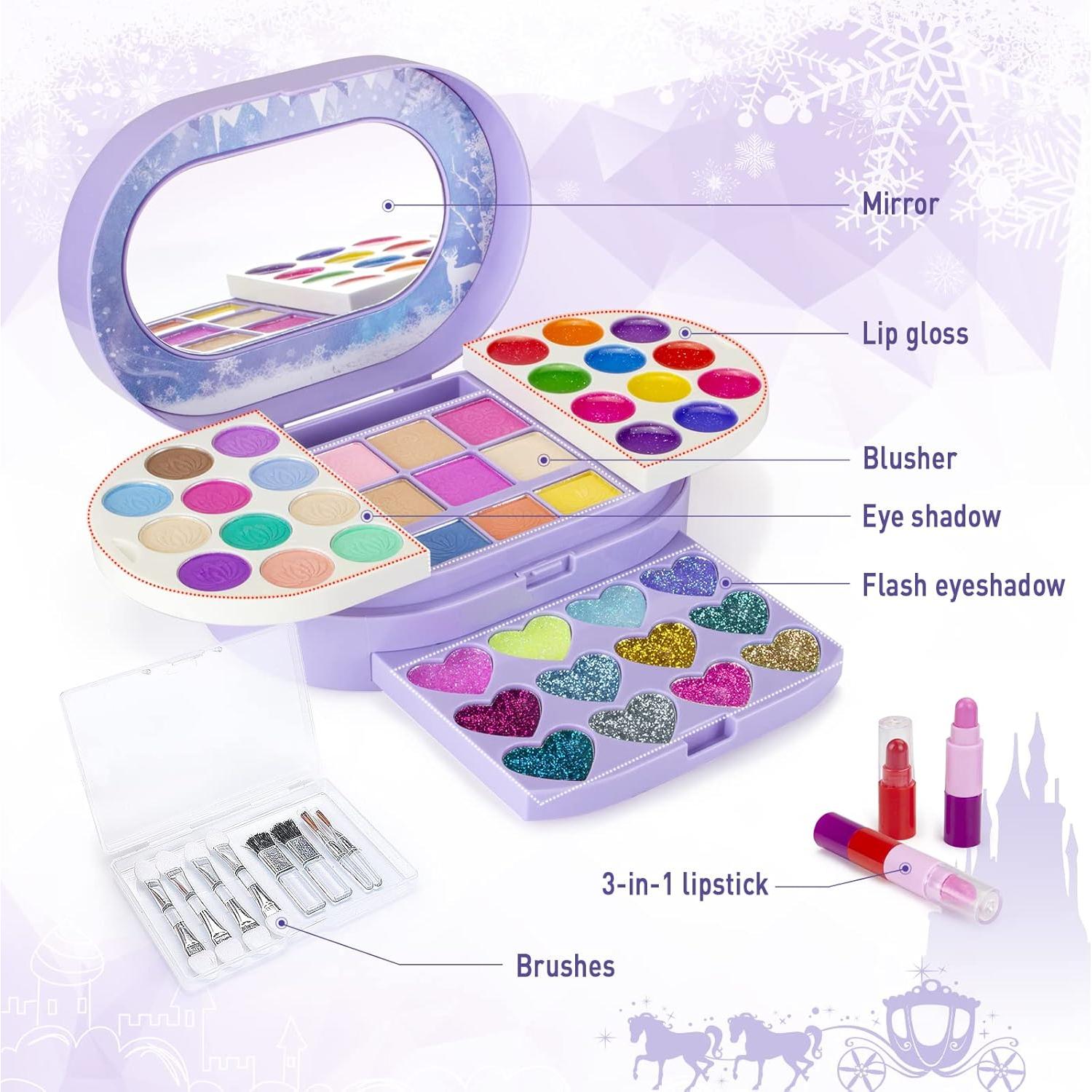 Kit de Maquillaje para Niñas Tomons Real Lavable 19x14.1 cm