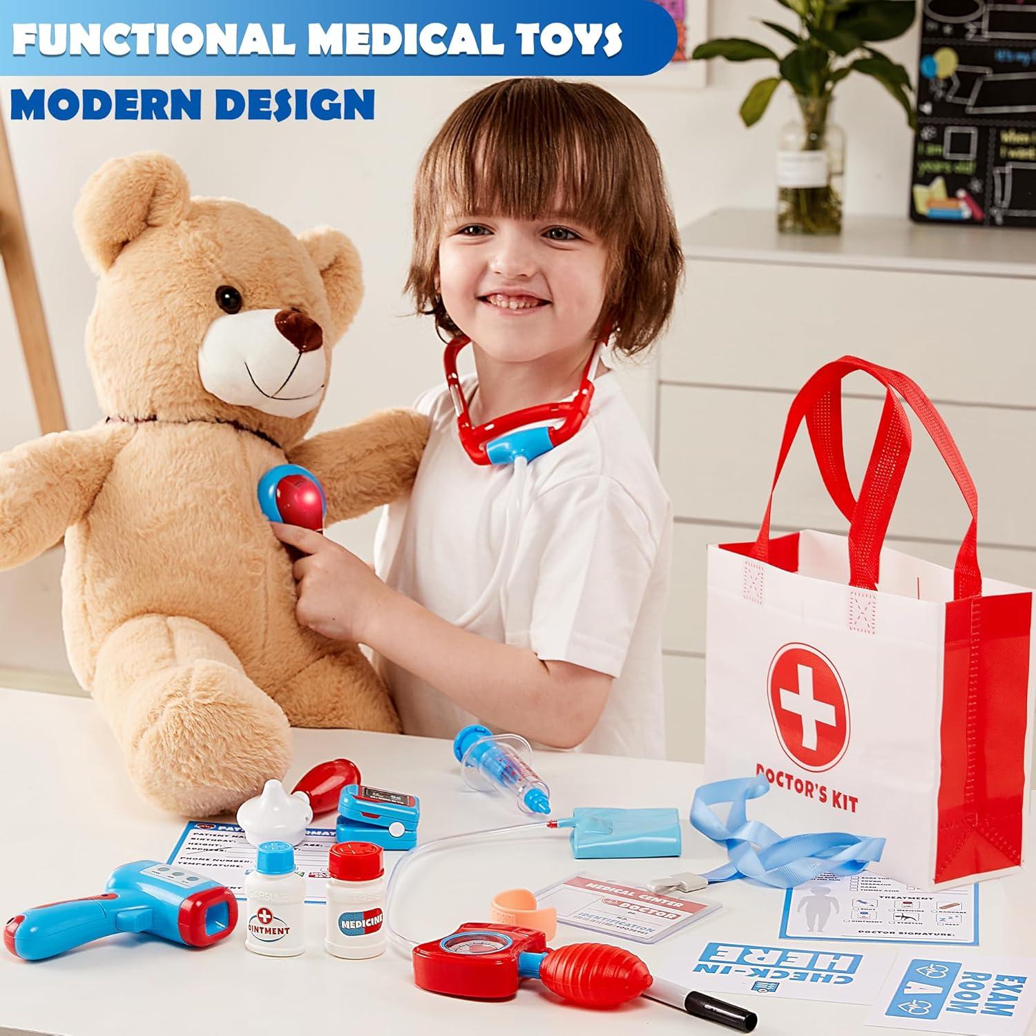 Kit de Doctor para Niños JOYIN 16 Piezas con Estetoscopio