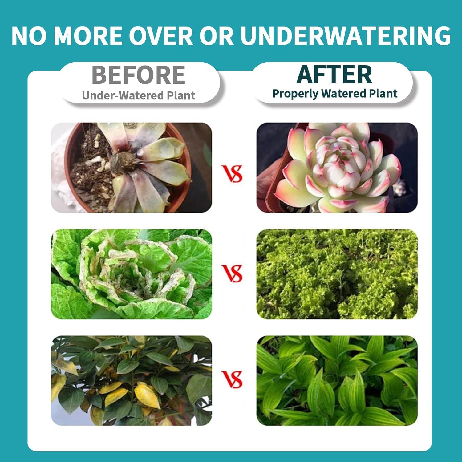 Medidor de Humedad del Suelo MEPHILIMIA 2 Pcs Sin Batería