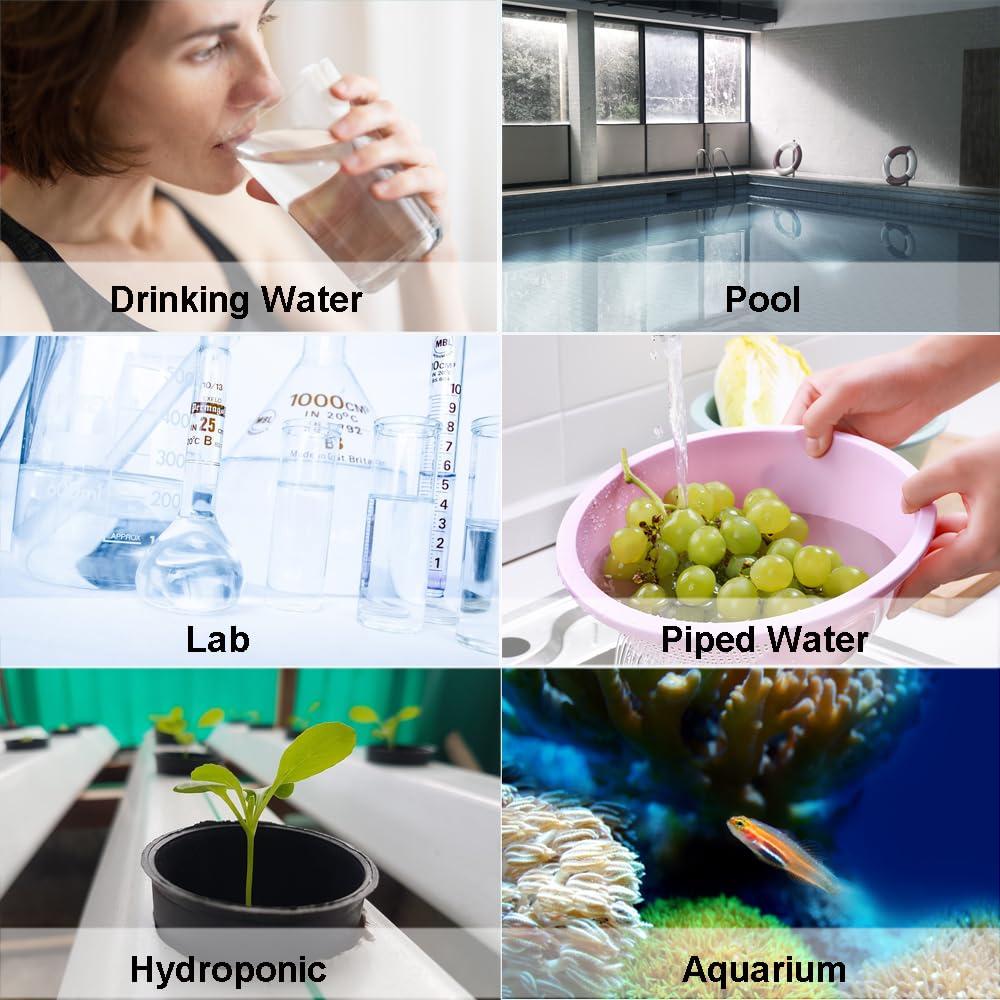 Medidor de pH Digital KETOTEK KT-3 con ATC, 0-16 pH