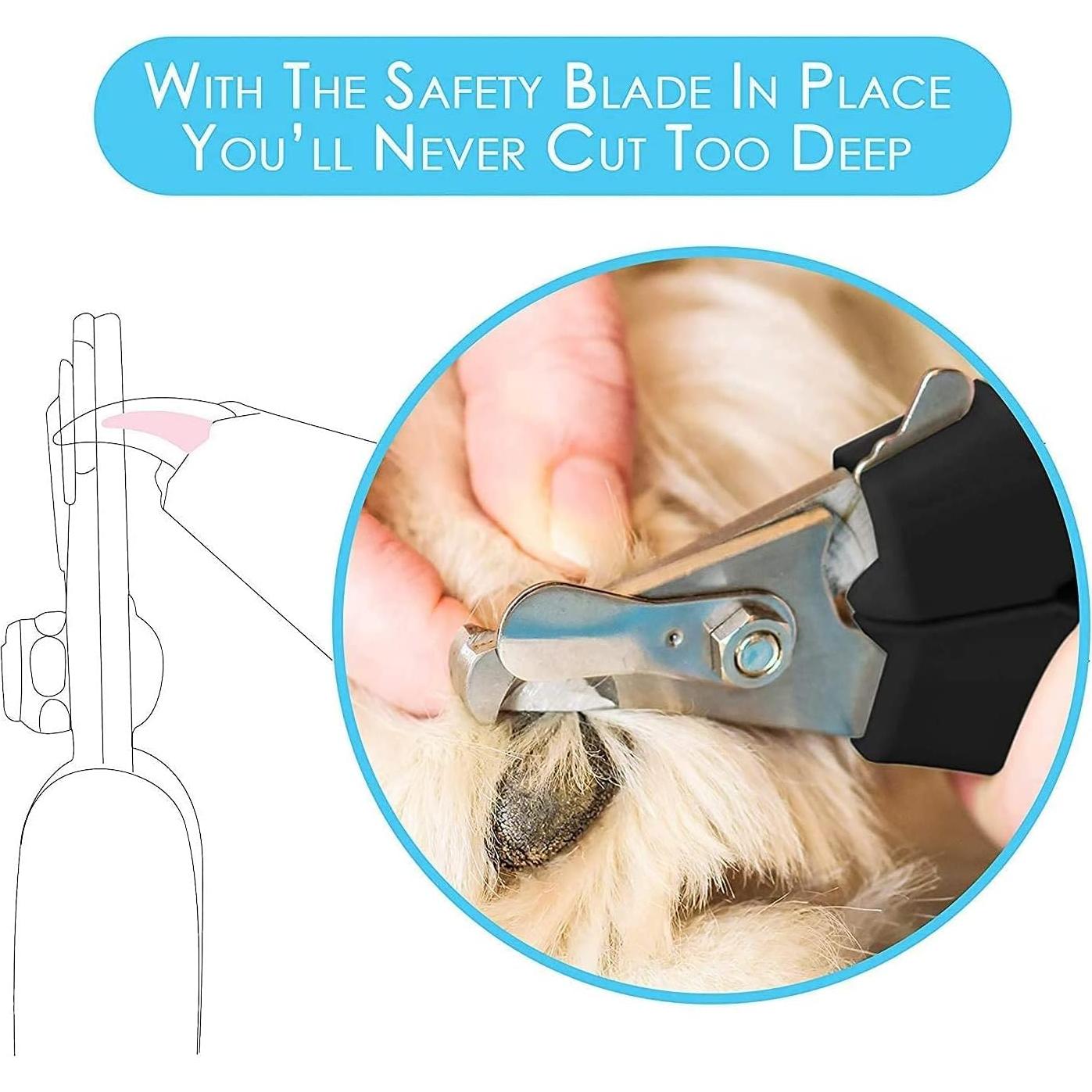 Cortauñas para Perros Candure con Guardián de Seguridad 15cm