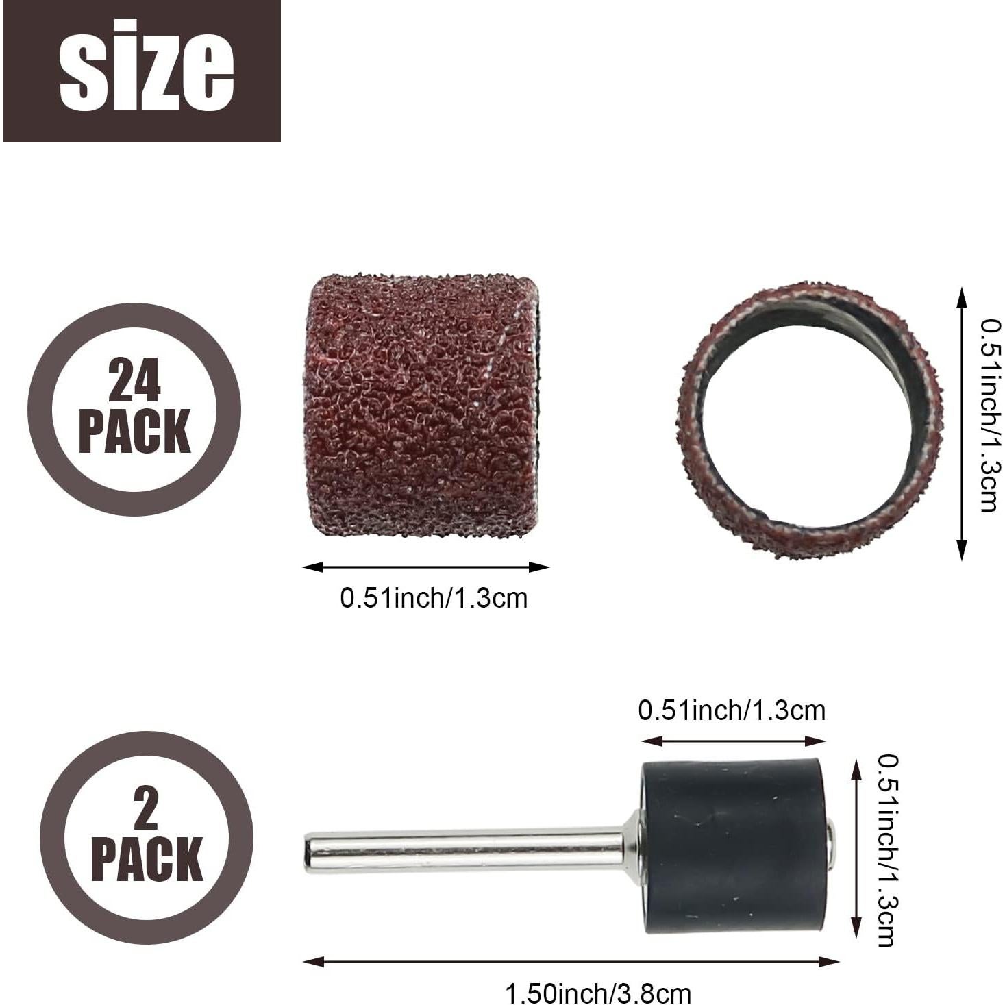 Kit de Reemplazo Amoladora de Uñas para Perros DonLeeving 26 Piezas