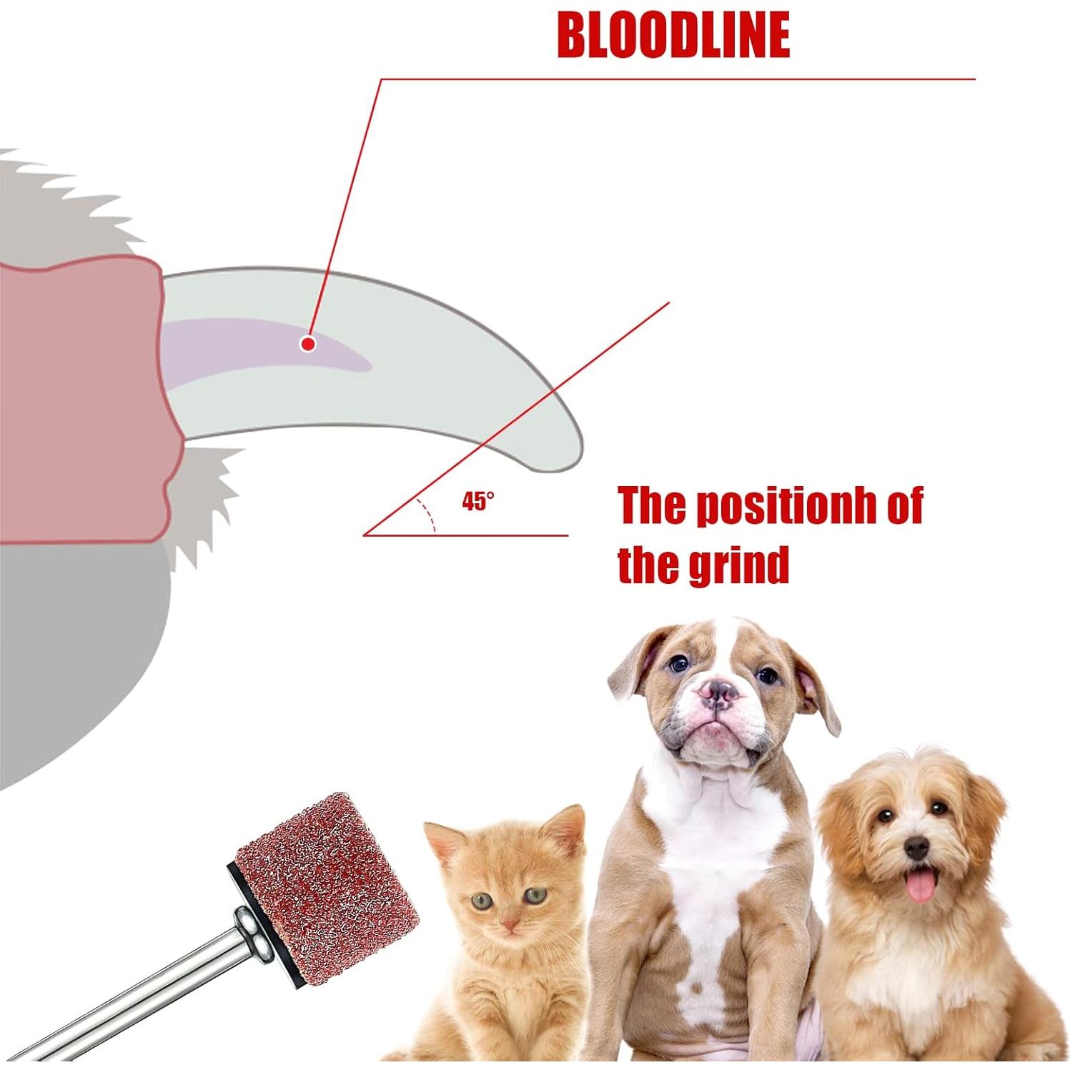 Kit de Reemplazo Amoladora de Uñas para Perros DonLeeving 26 Piezas