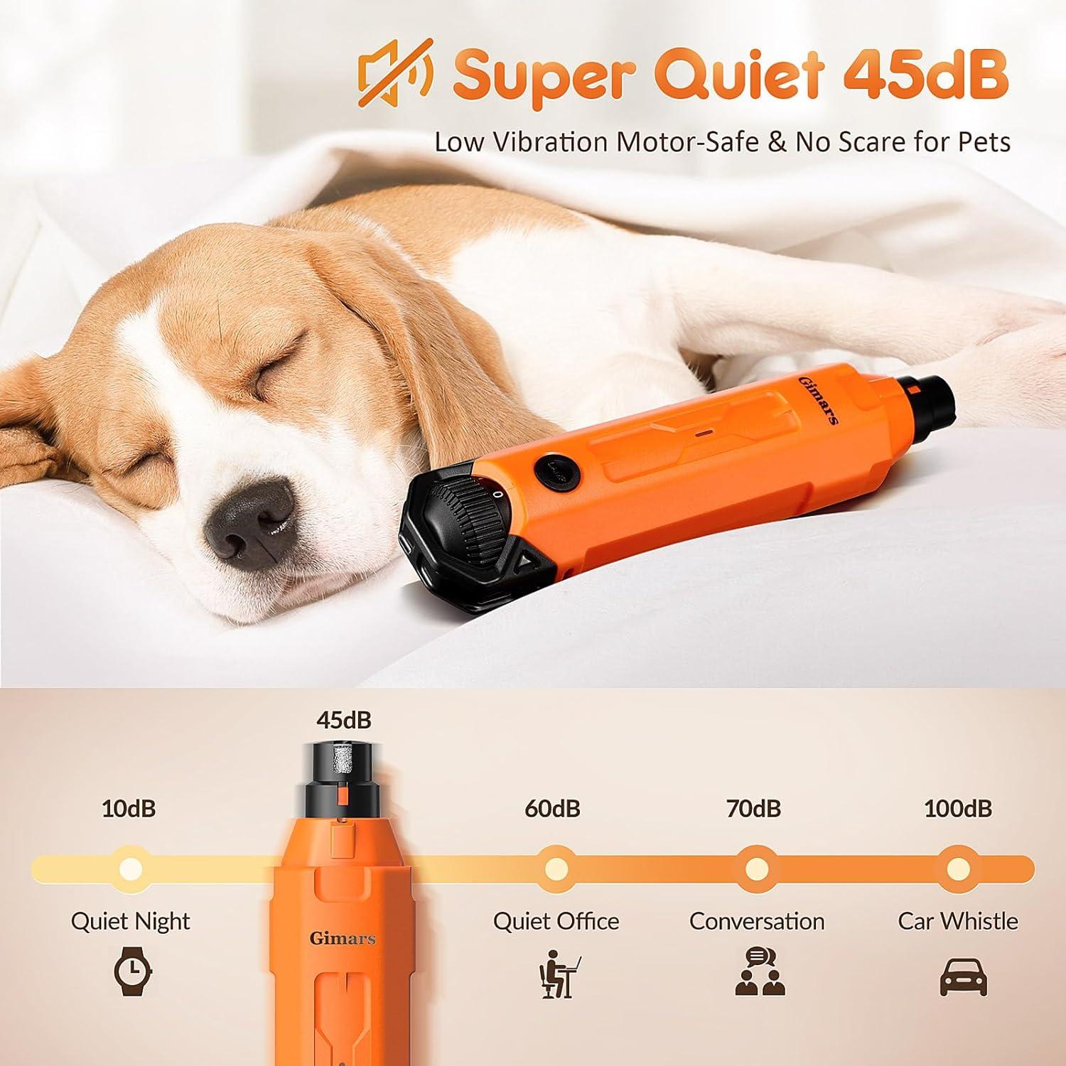 Molinillo de Uñas Eléctrico Gimars N60 6 Velocidades 45 dB