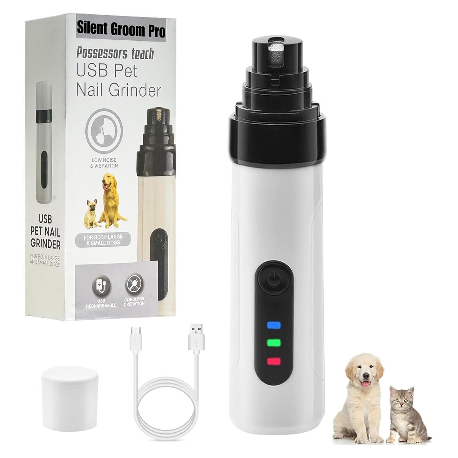 Cortador de Uñas Silent Groom Pro Heusom Recargable USB