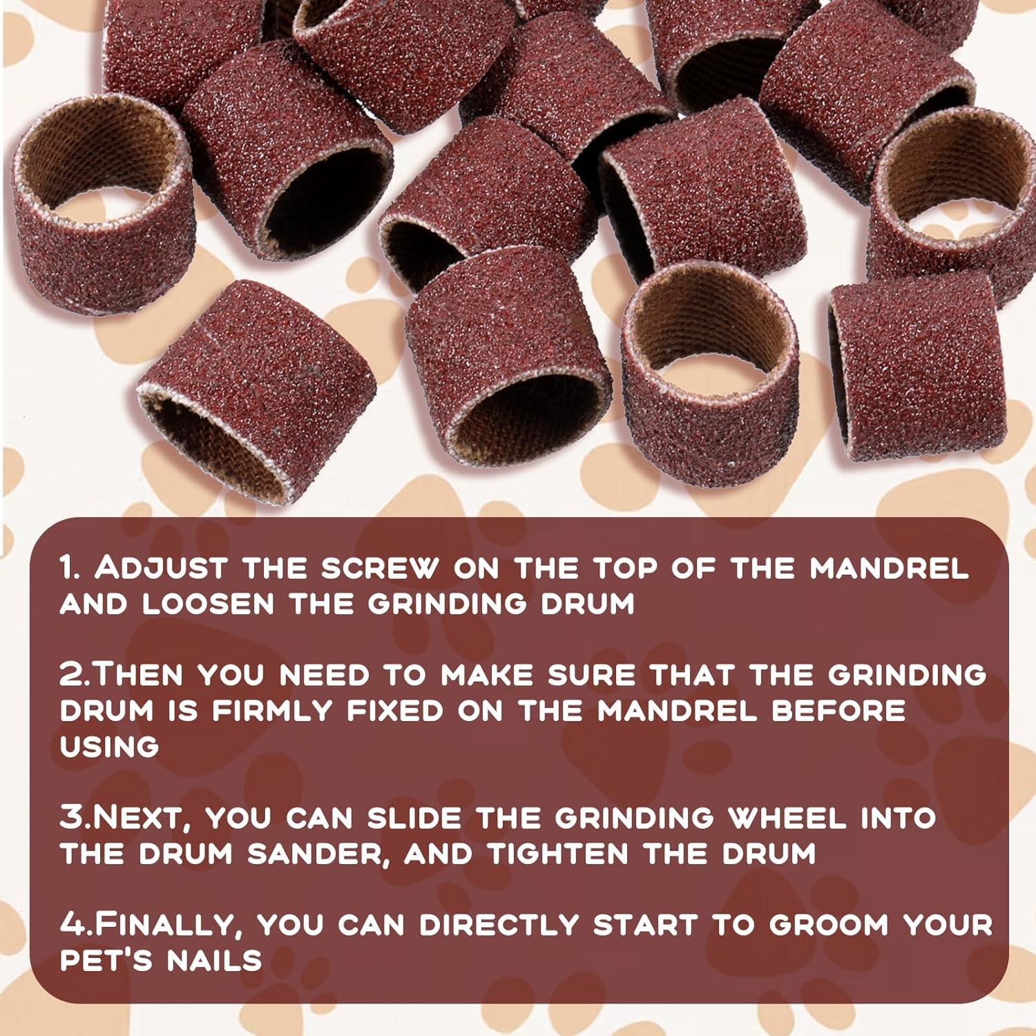 Kit de 42 Piezas para Amoladora de Uñas Dimeho - Grano 80/120