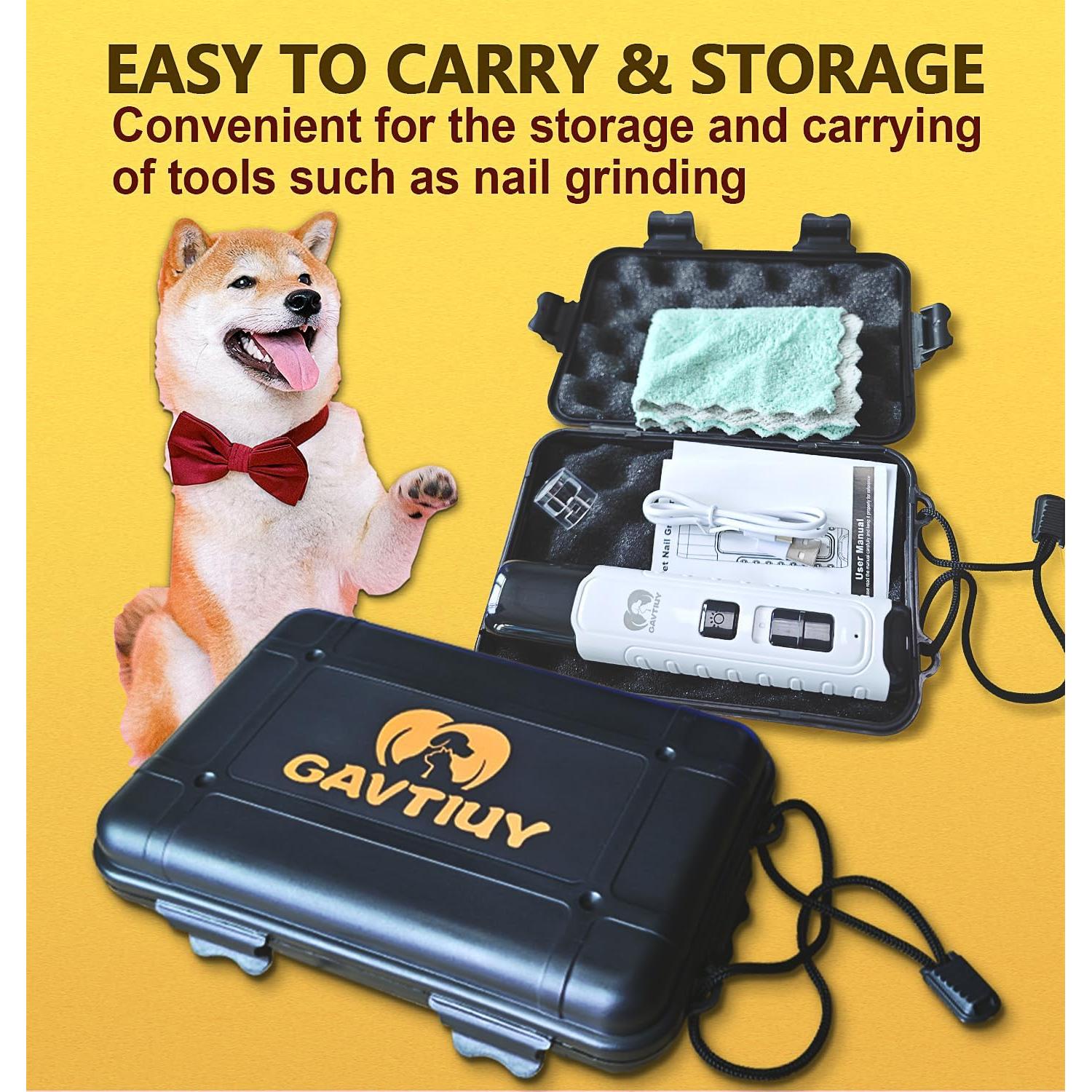 Muelas de Uñas Eléctricas Gavtiuy 12000RPM Silenciosas - Blanco