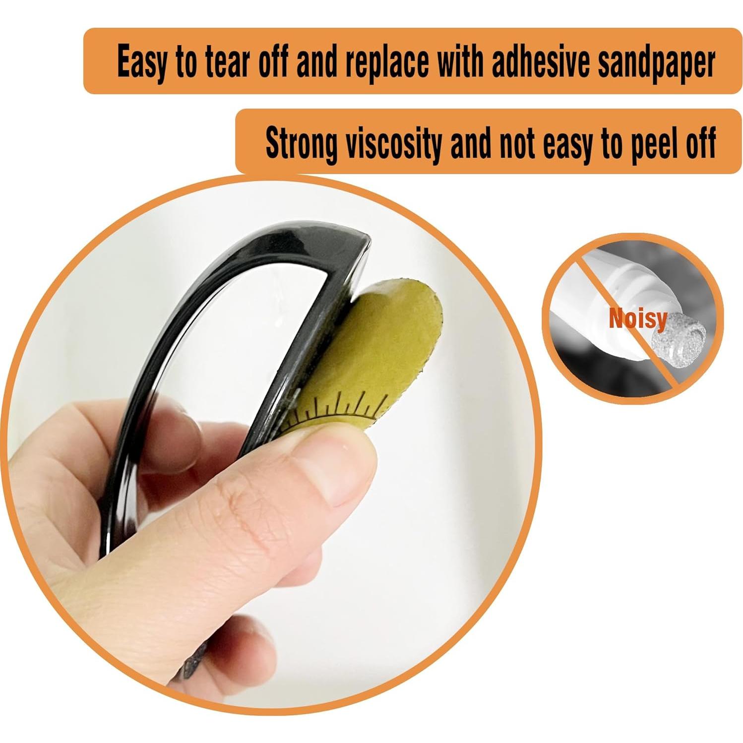 Lima de Uñas para Perros y Gatos XASTBW - 2 Unidades con 4 Papeles Reemplazables