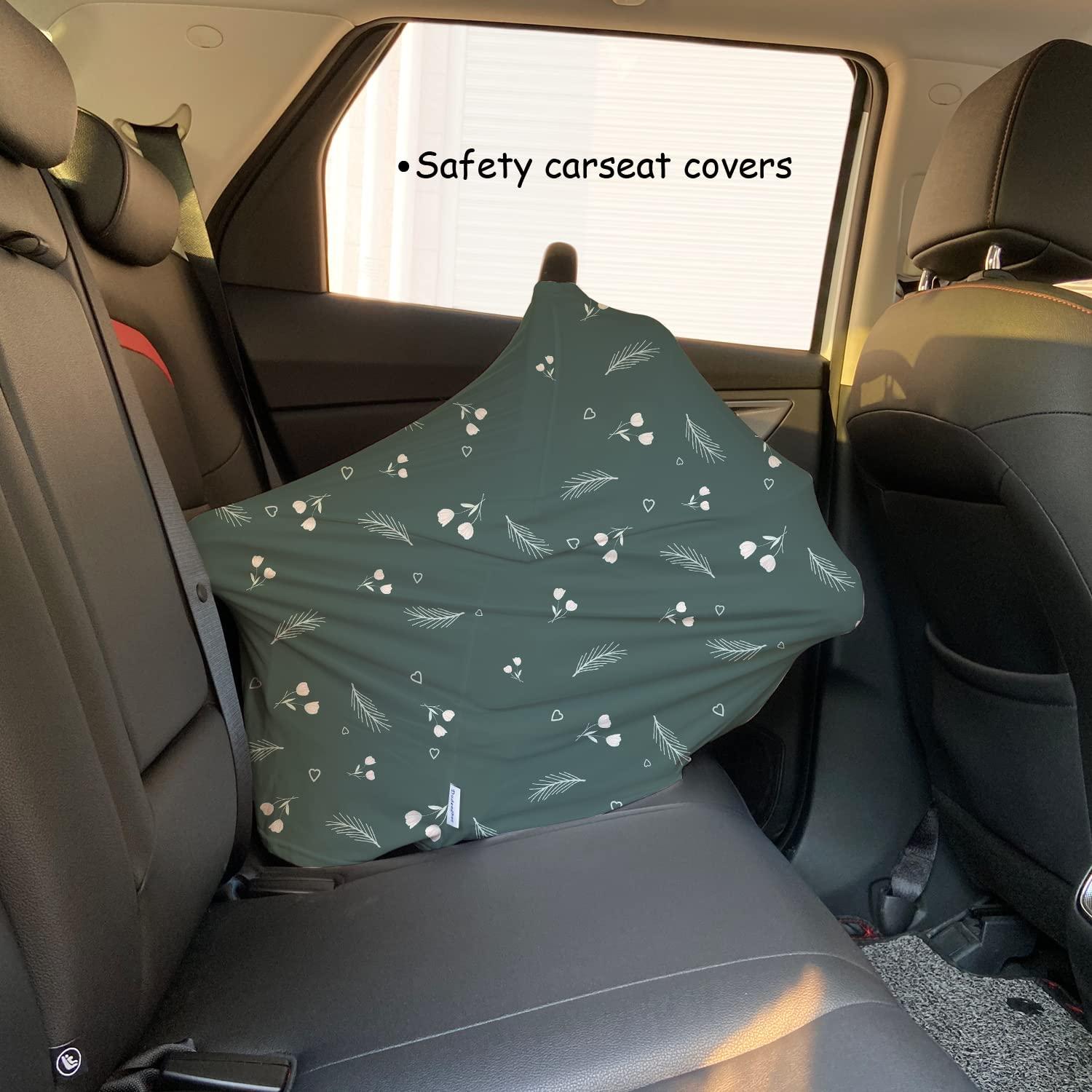 Cubierta de Asiento de Coche para Bebé Dudeeghes - Impresión Verde