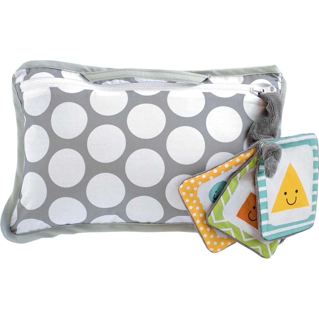 Cubierta de carrito de compras Boppy Preferred - Puntos jumbo grises