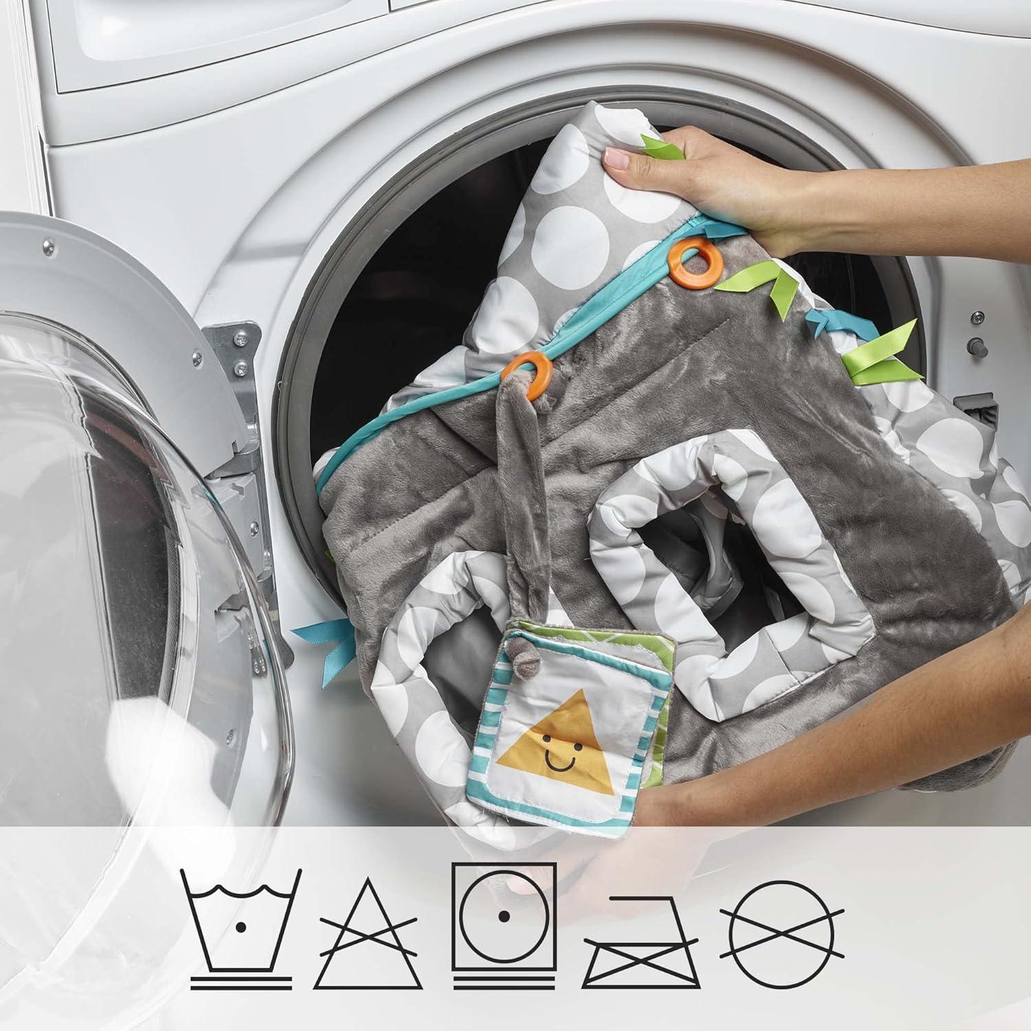 Cubierta de carrito de compras Boppy Preferred - Puntos jumbo grises