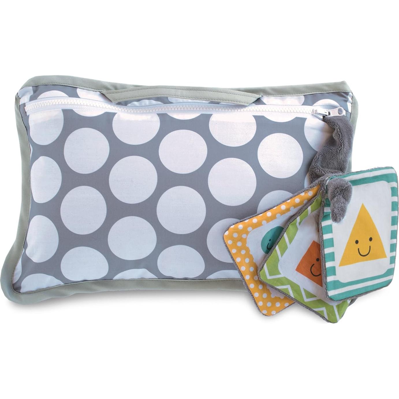 Cubierta de carrito de compras Boppy Preferred - Puntos jumbo grises