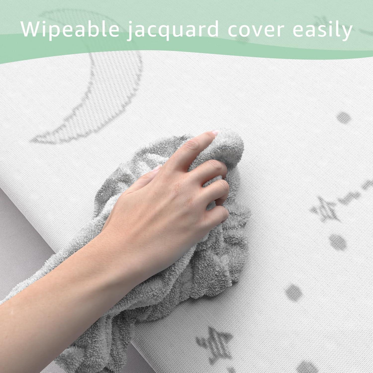 Colchón YENING para Pack and Play 96.5x66x2.5 cm CertiPUR