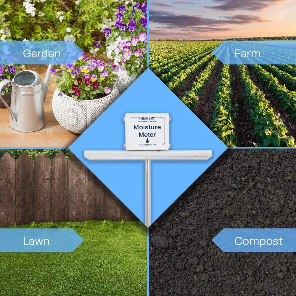 Medidor de Humedad REOTEMP MM36 para Jardín y Compost 91.44 cm