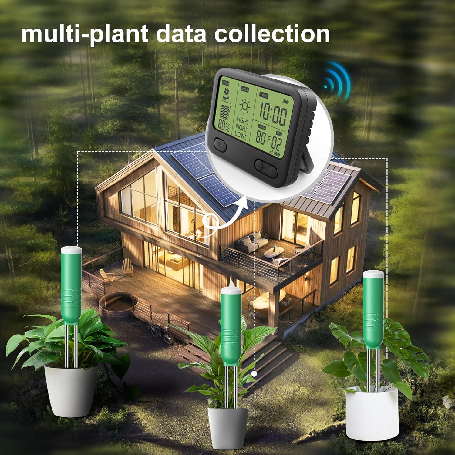 Medidor de Humedad del Suelo VINGNUT Sensor IPX5