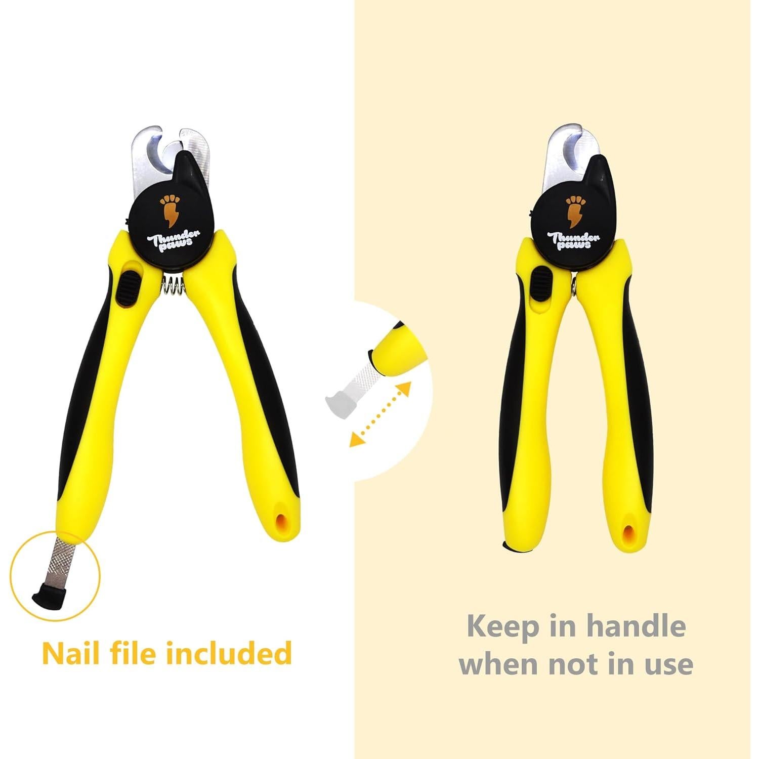 Cortauñas LED Thunderpaws para Perros y Gatos - Mediano-Grande