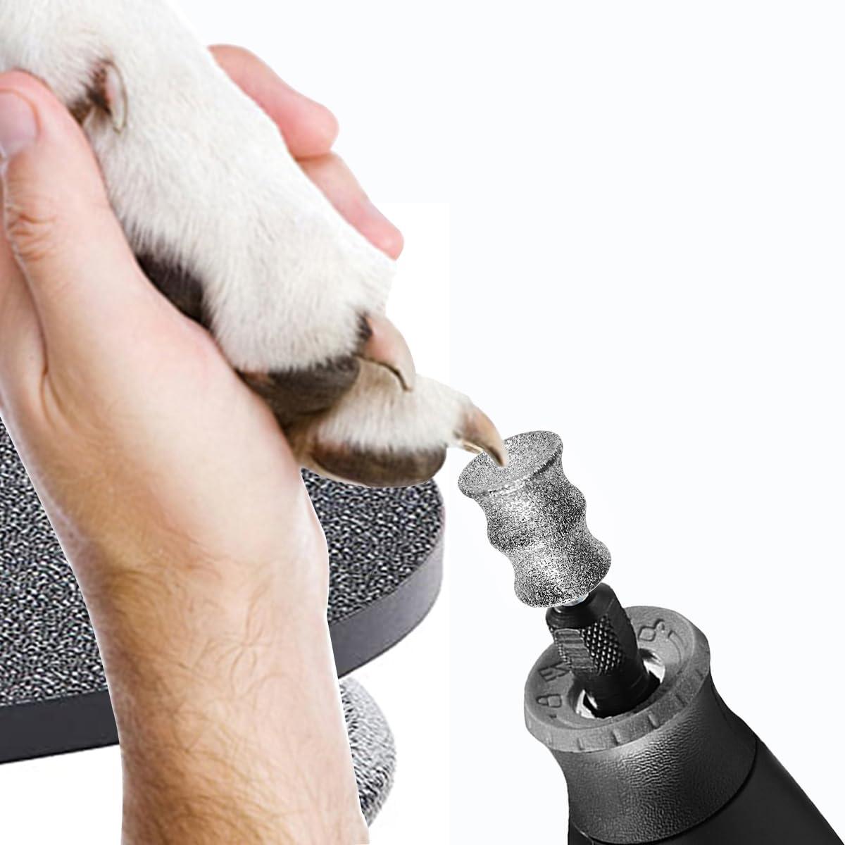 Puntas de diamante para uñas de perro OVATAVO - Grano 80#