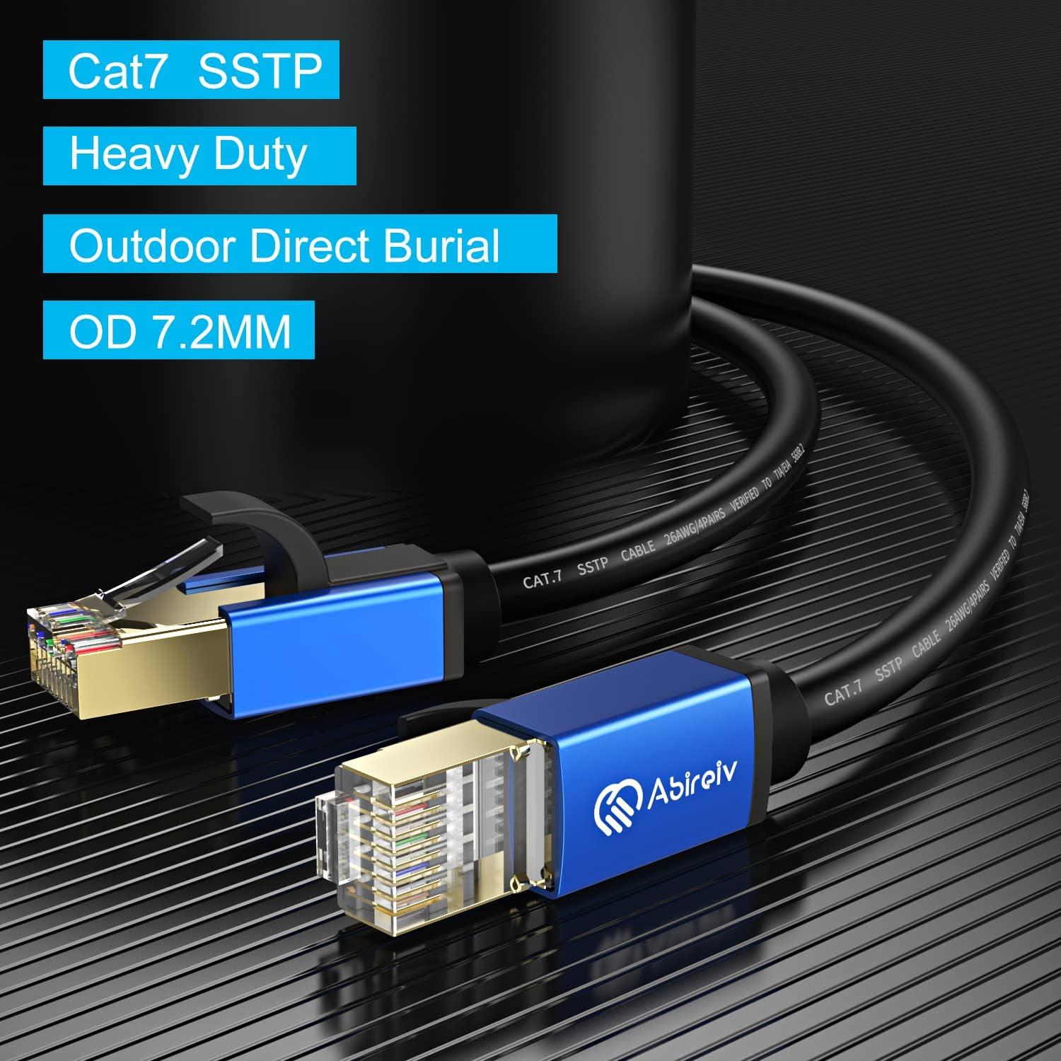 Cable Ethernet Cat 7 Abireiv 1.83m Alta Velocidad 10Gbps