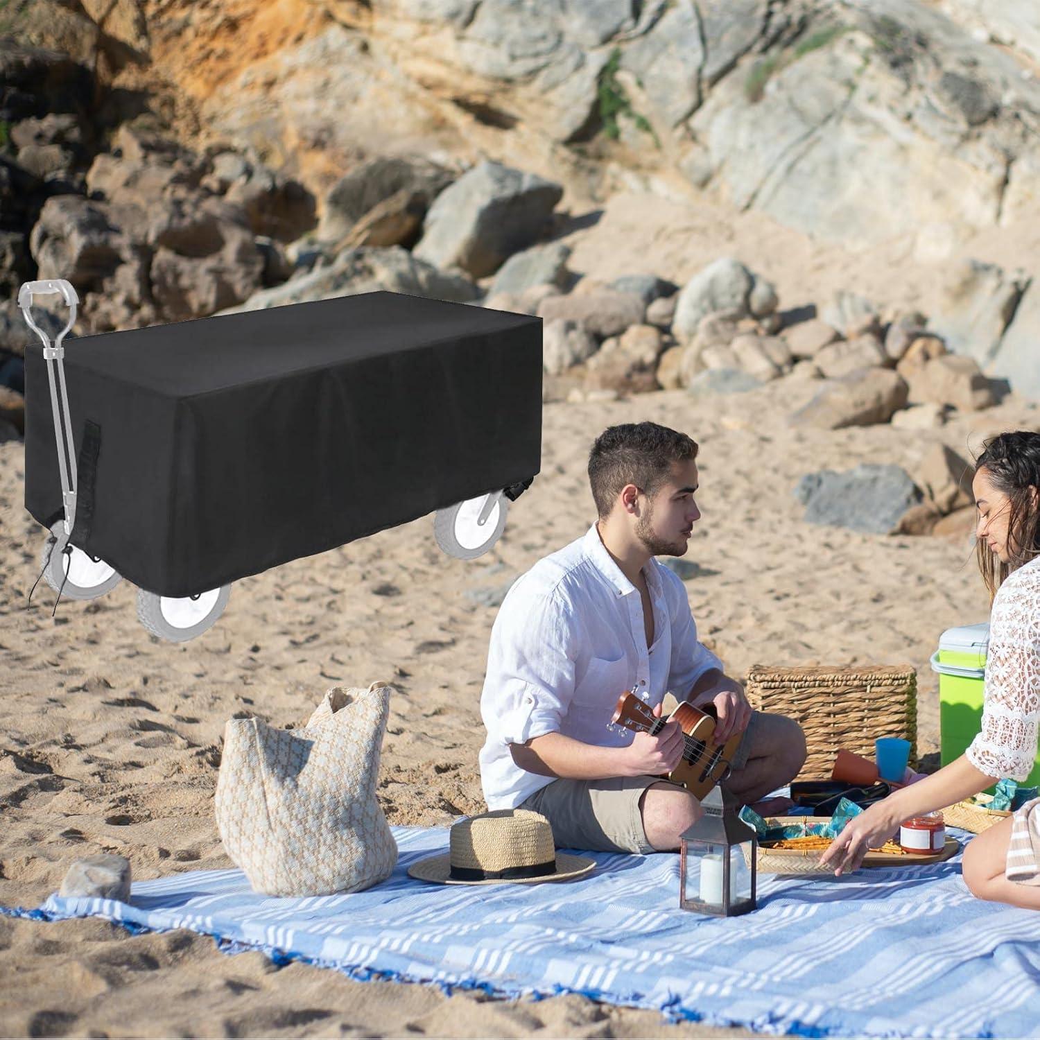 Cubierta de Carro Plegable TheElves Impermeable 96.5x55.9x50.8 cm