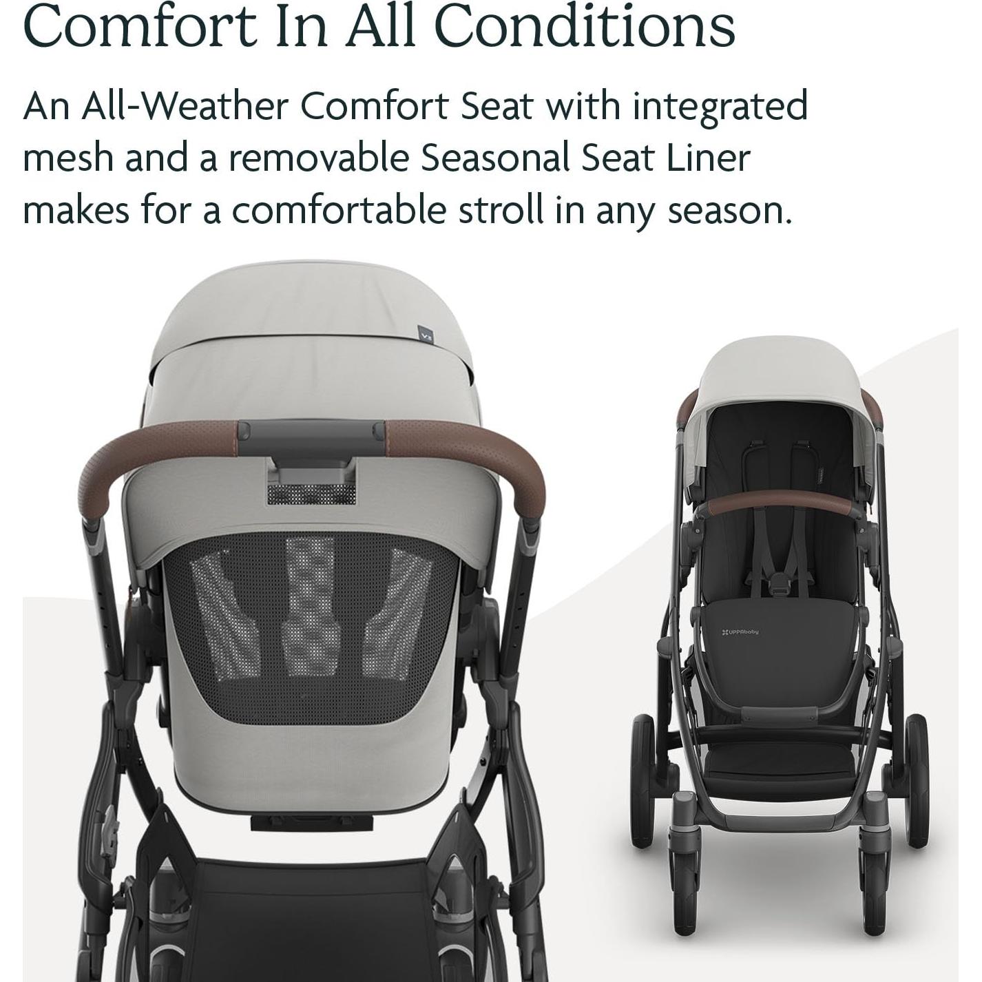 Carrito UPPAbaby Vista V3 Modular - Savannah - Incluye Asiento y Accesorios
