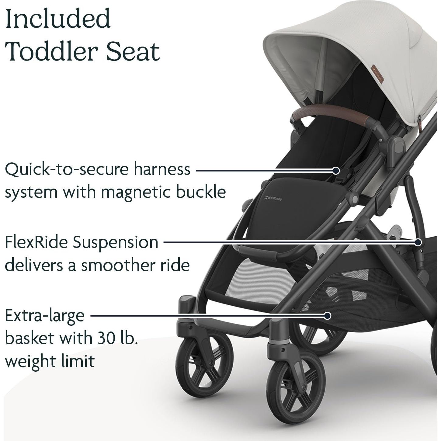 Carrito UPPAbaby Vista V3 Modular - Savannah - Incluye Asiento y Accesorios