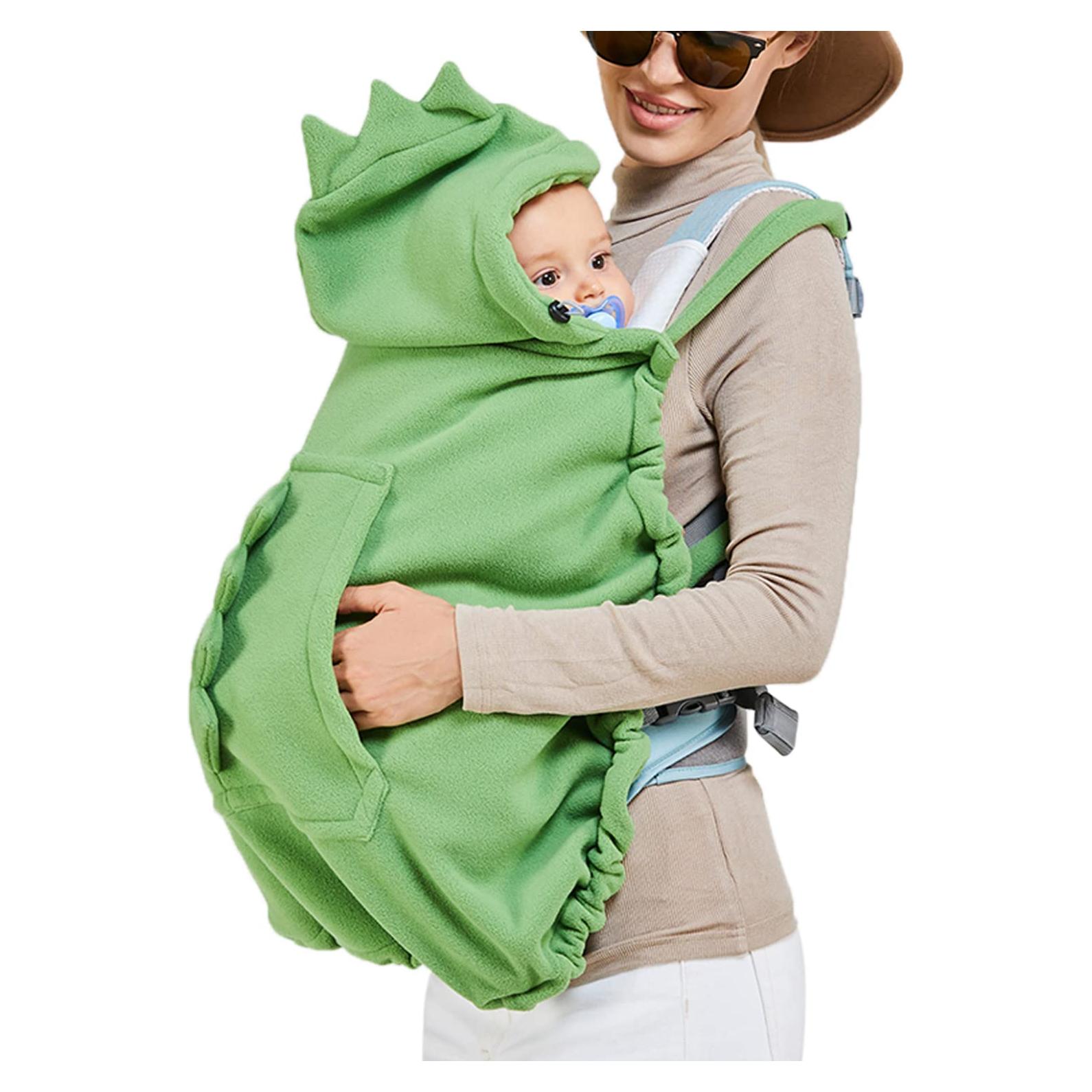 Cubierta de Portabebés Verde Algodón HG06 Suave y Cálida