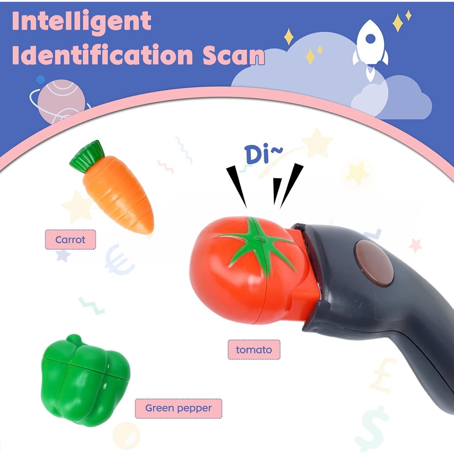 Caja Registradora de Juguete Ark Miido con Sonido y Accesorios