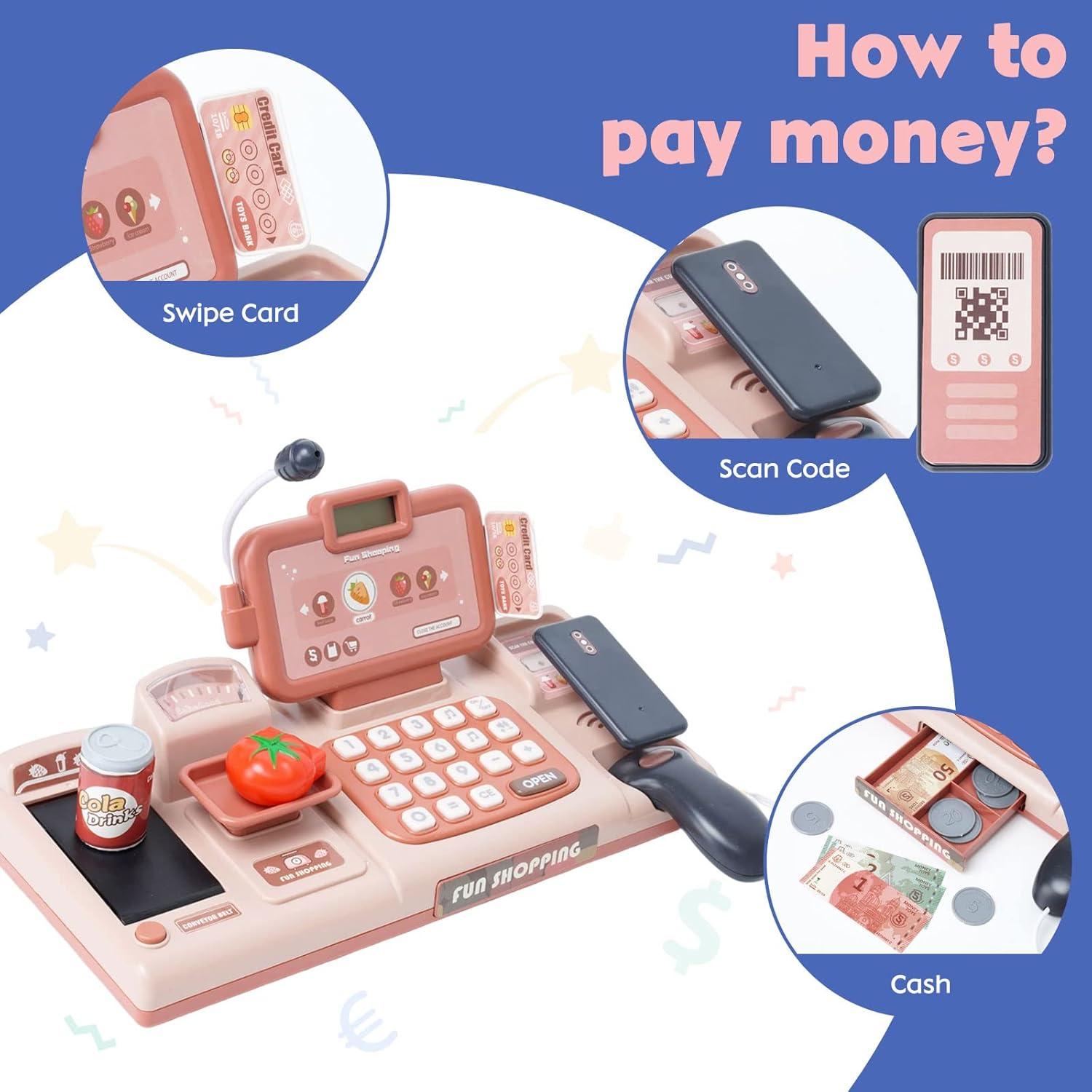 Caja Registradora de Juguete Ark Miido con Sonido y Accesorios