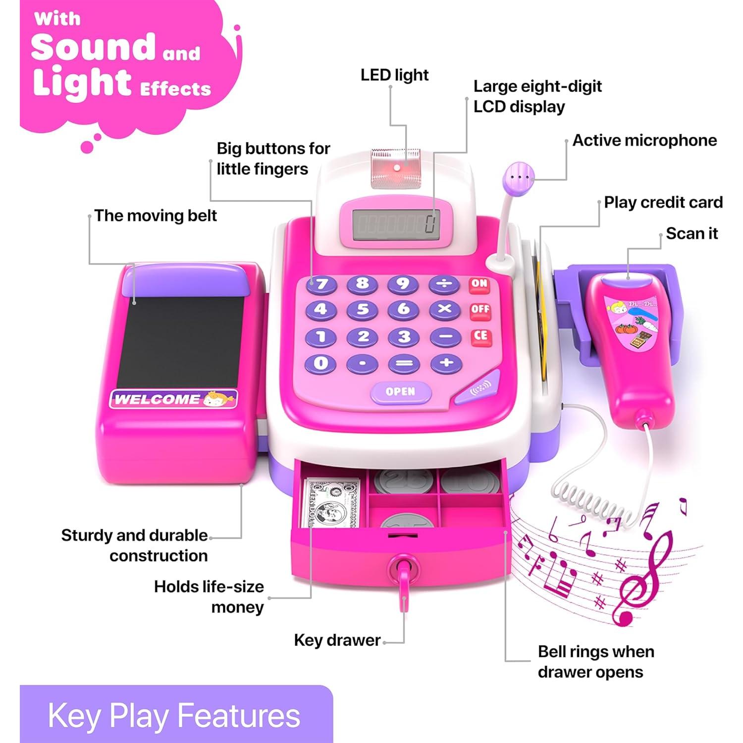 CifToys Juguete de Cajero Registro de Caja para Niños 0.72kg