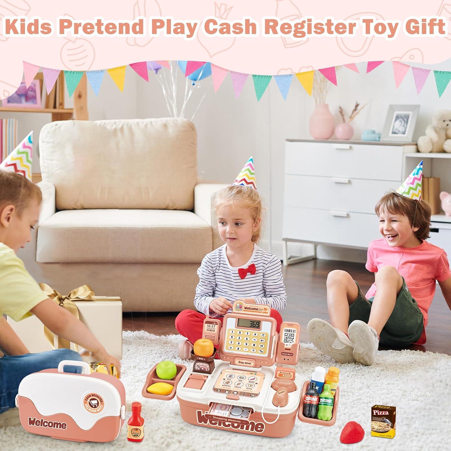 Caja Registradora Juguete XY con Escáner y Accesorios 42 Piezas