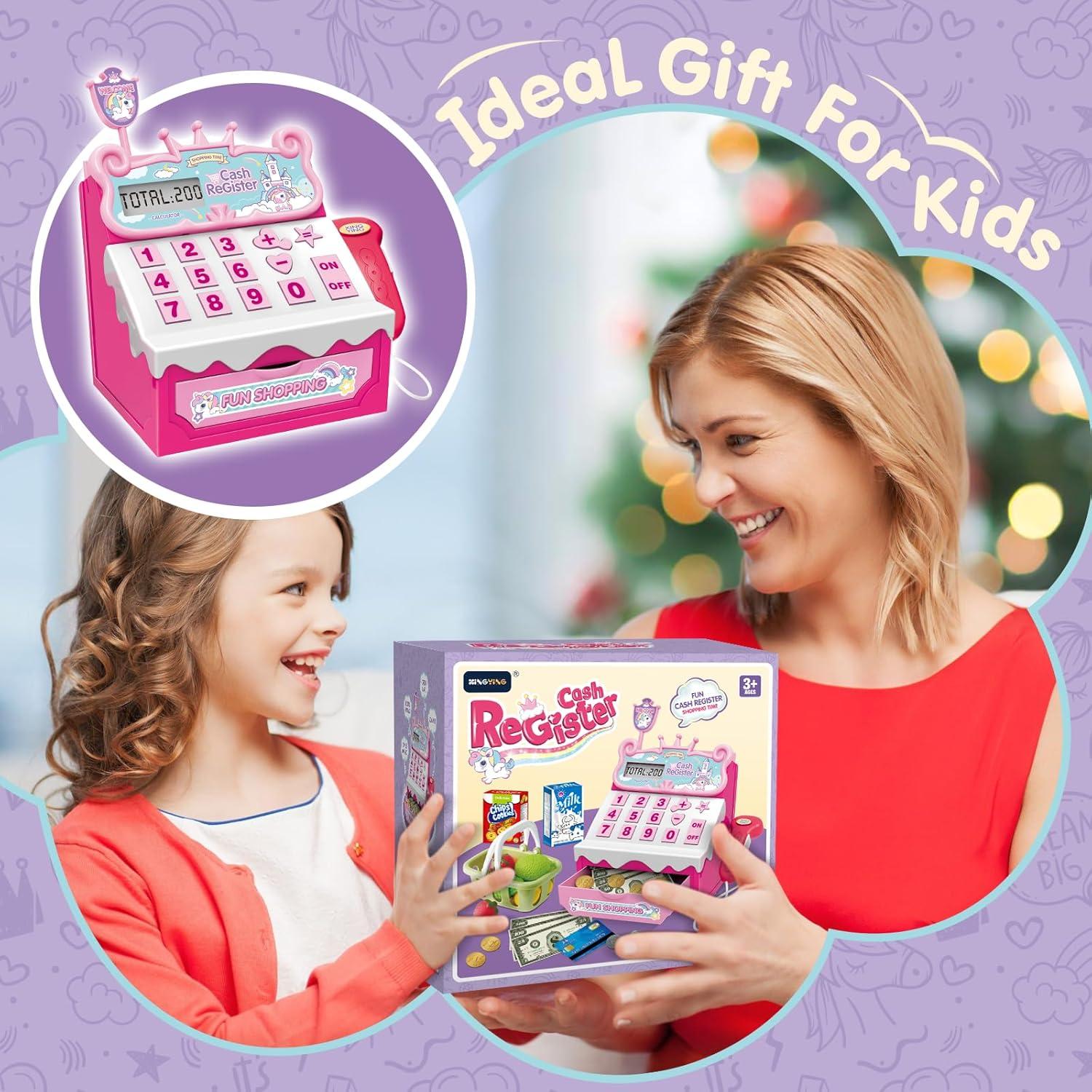 Caja Registradora de Juguete XINGYING con Escáner y Dinero